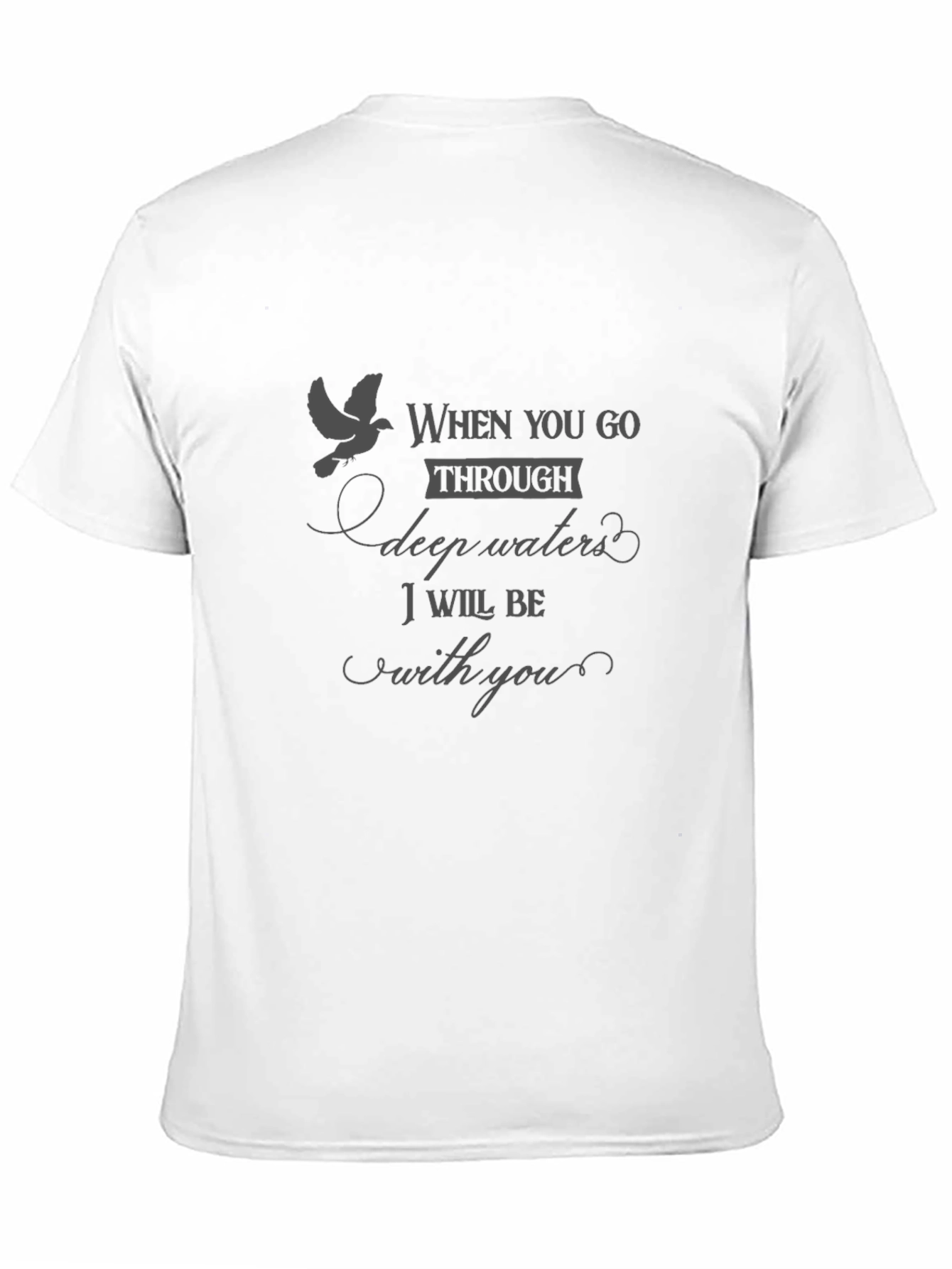 Faithful Dove Graphic T-Shirt: I will be with you
