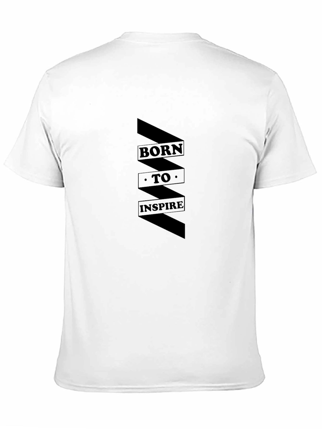 Born To Inspire Black Graphic Tee