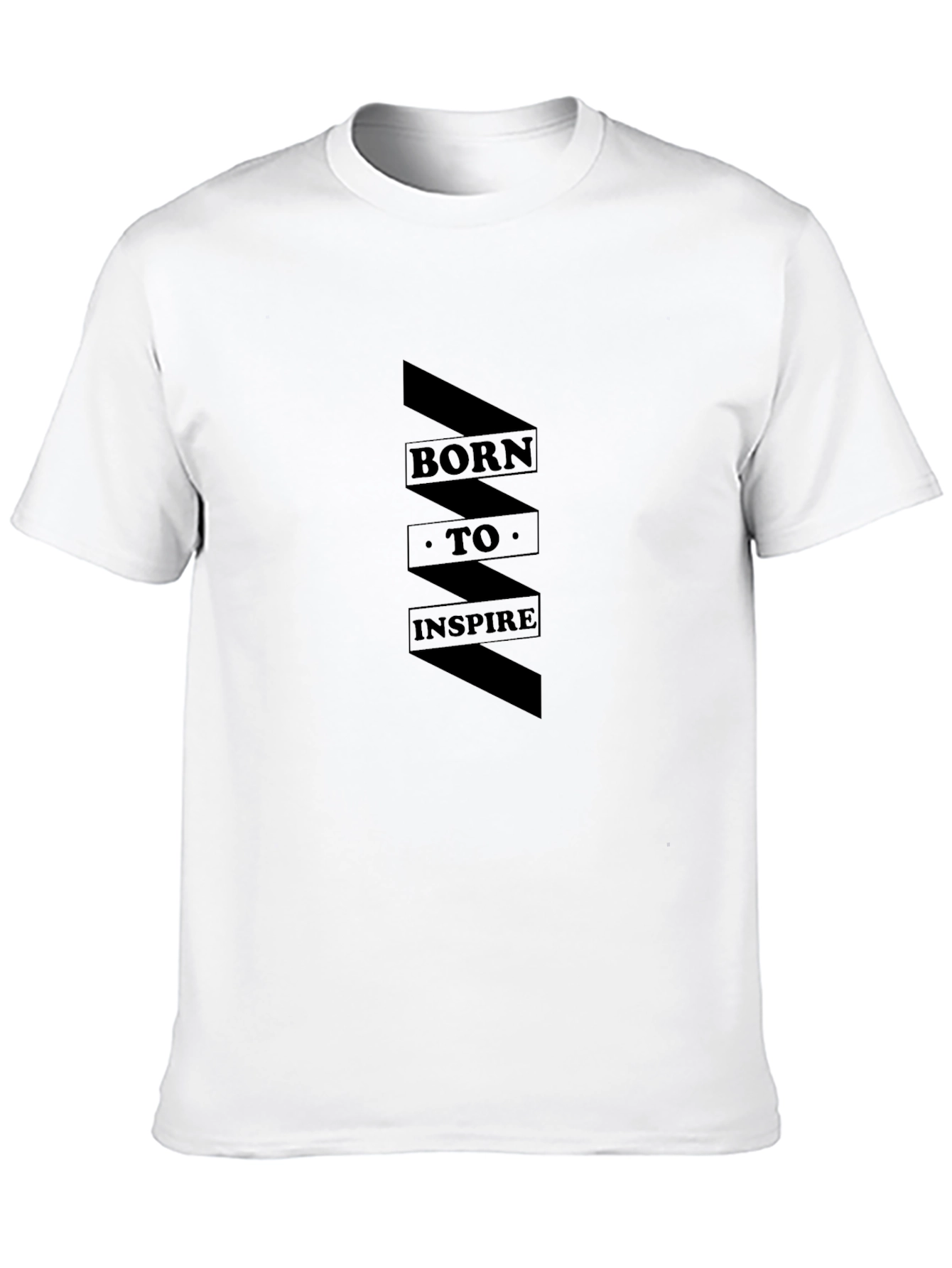 Born To Inspire Black Graphic Tee