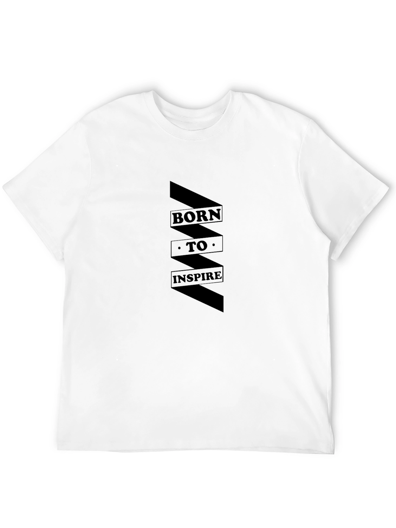 Born To Inspire Black Graphic Tee