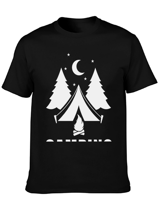 Camping Graphic T-Shirt - Adventure Awaits