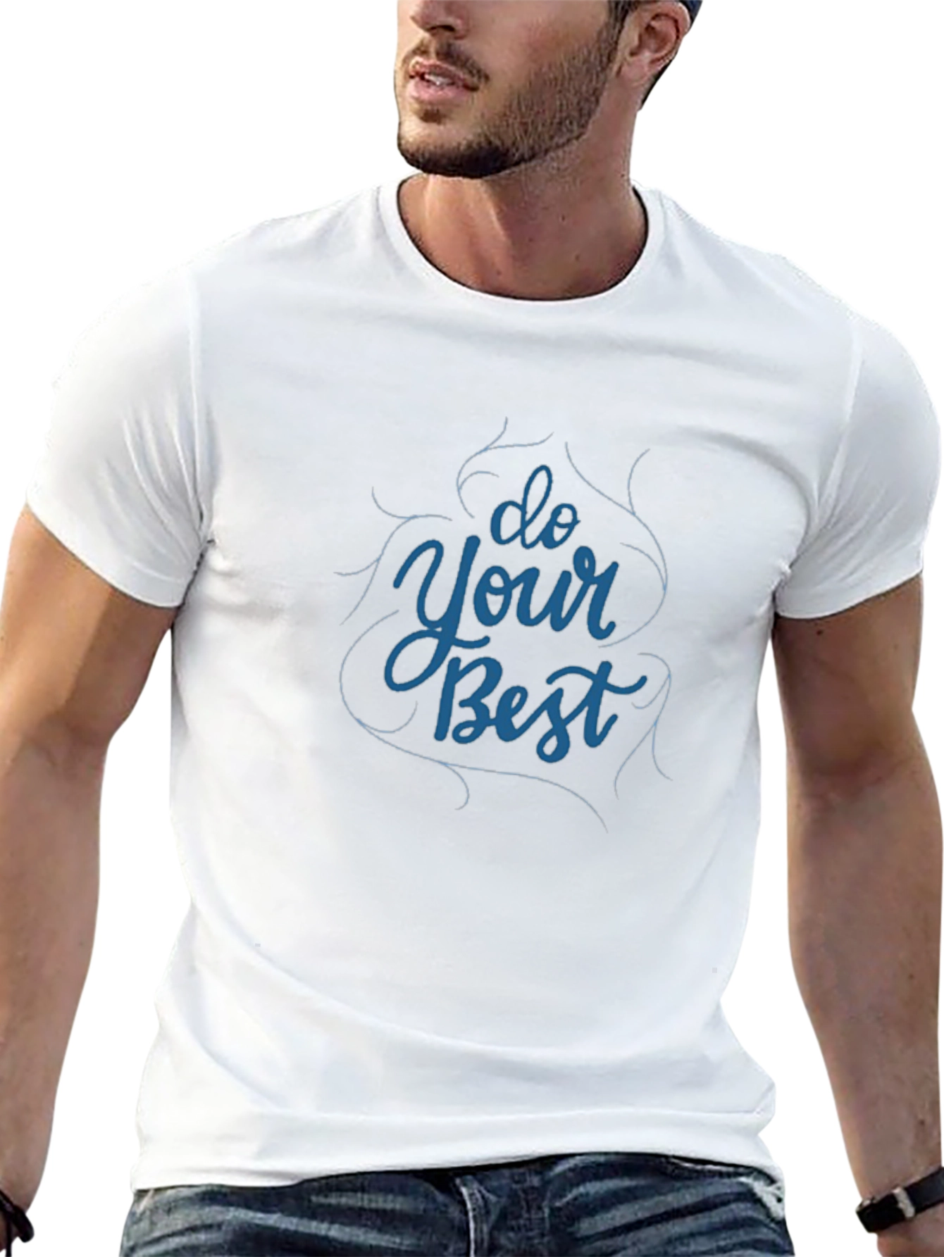 Motivational Do Your Best Black T-Shirt