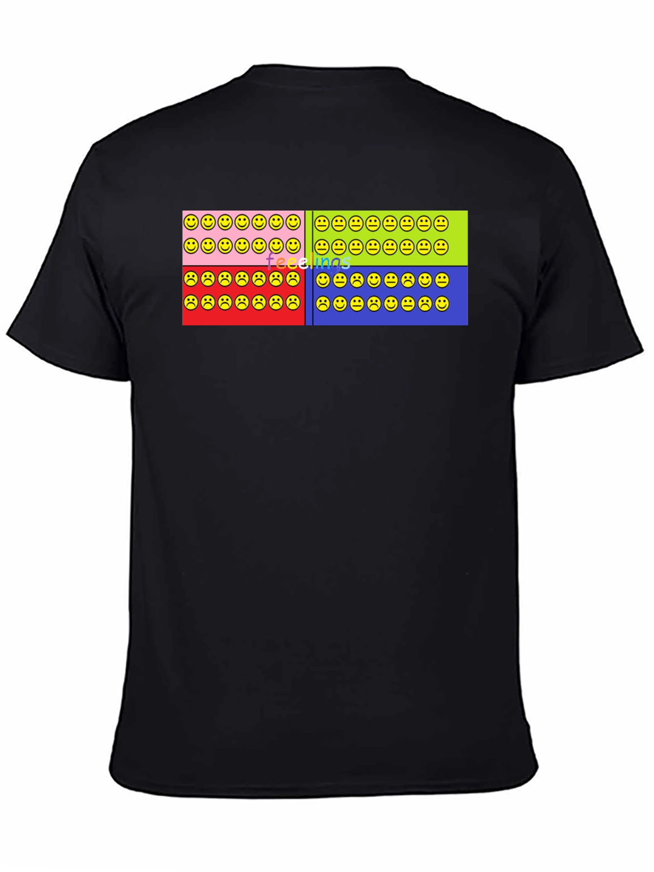 Feelings Smiley Face T-Shirt Graphic Design