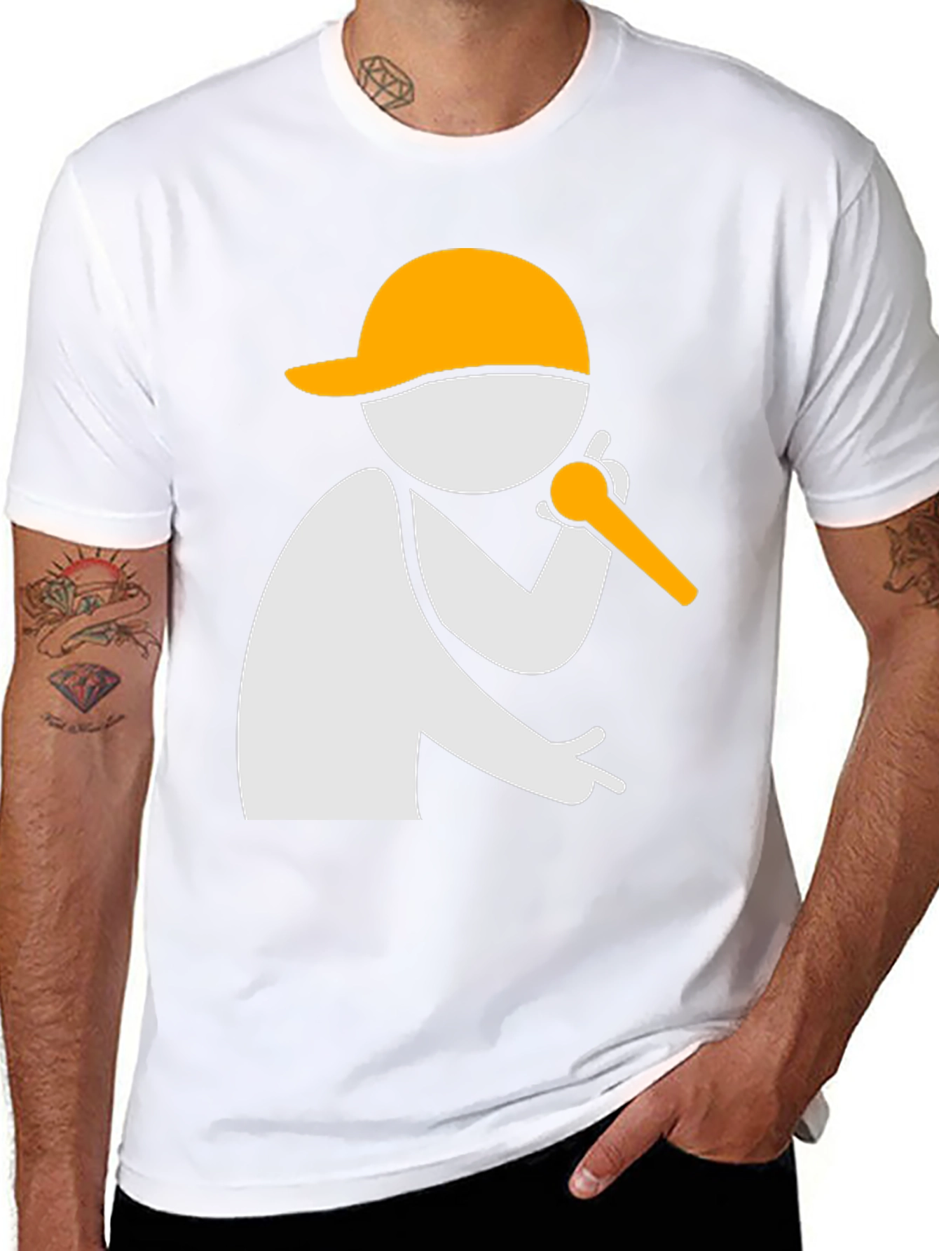 Rapper Graphic T-Shirt - Cool Music Tee