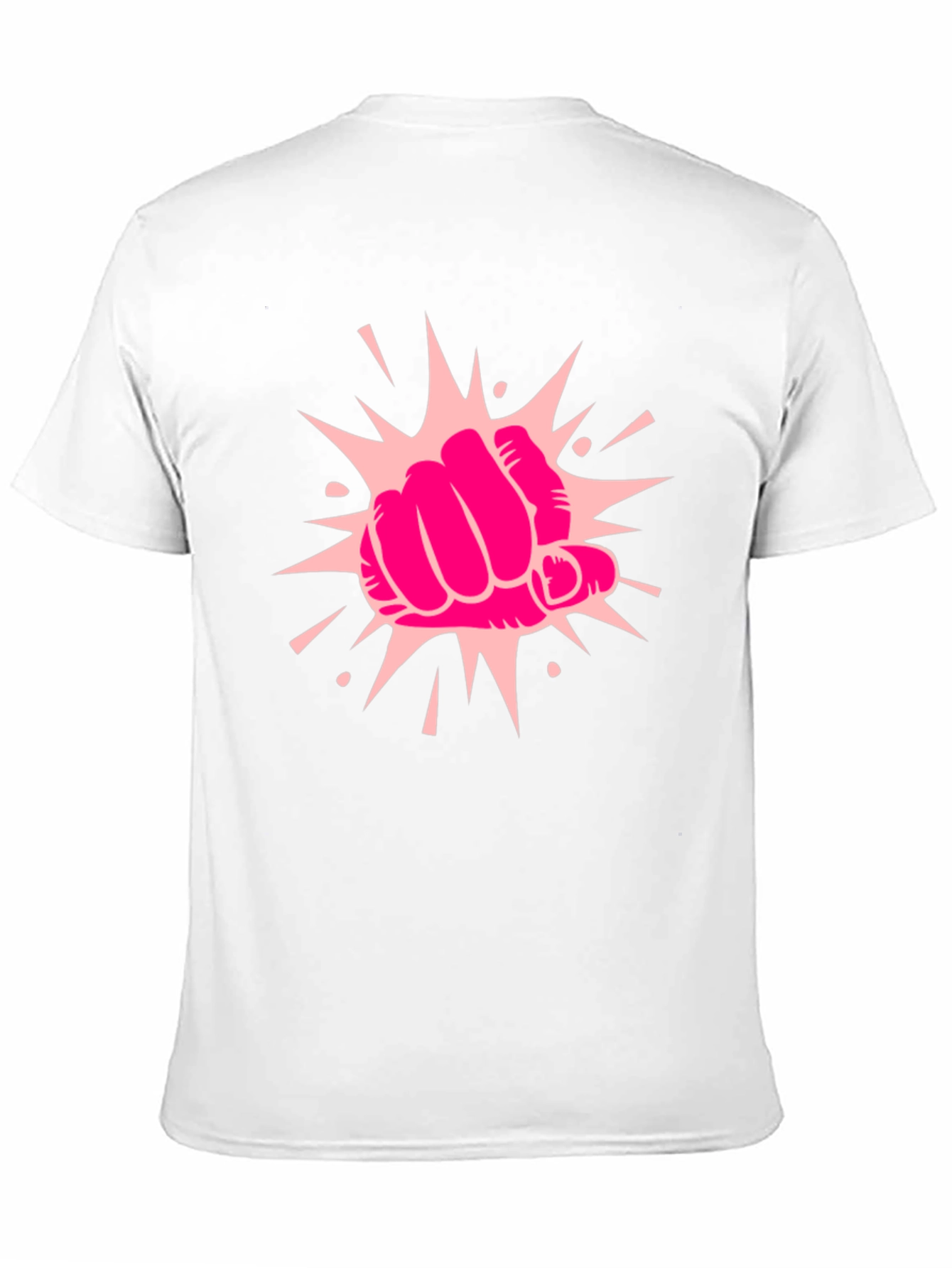 Power Punch Graphic Tee - Black Cotton T-Shirt