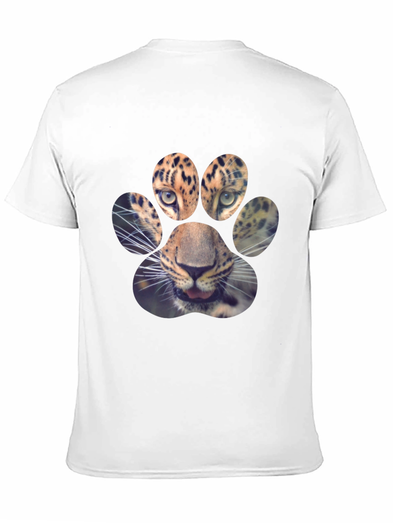 Leopard Paw Print Graphic Tee
