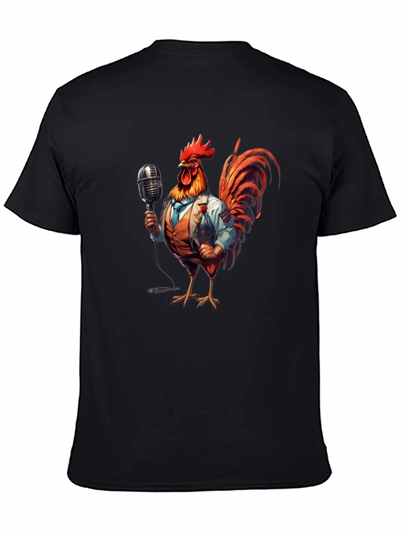 Rooster Singer Graphic Tee