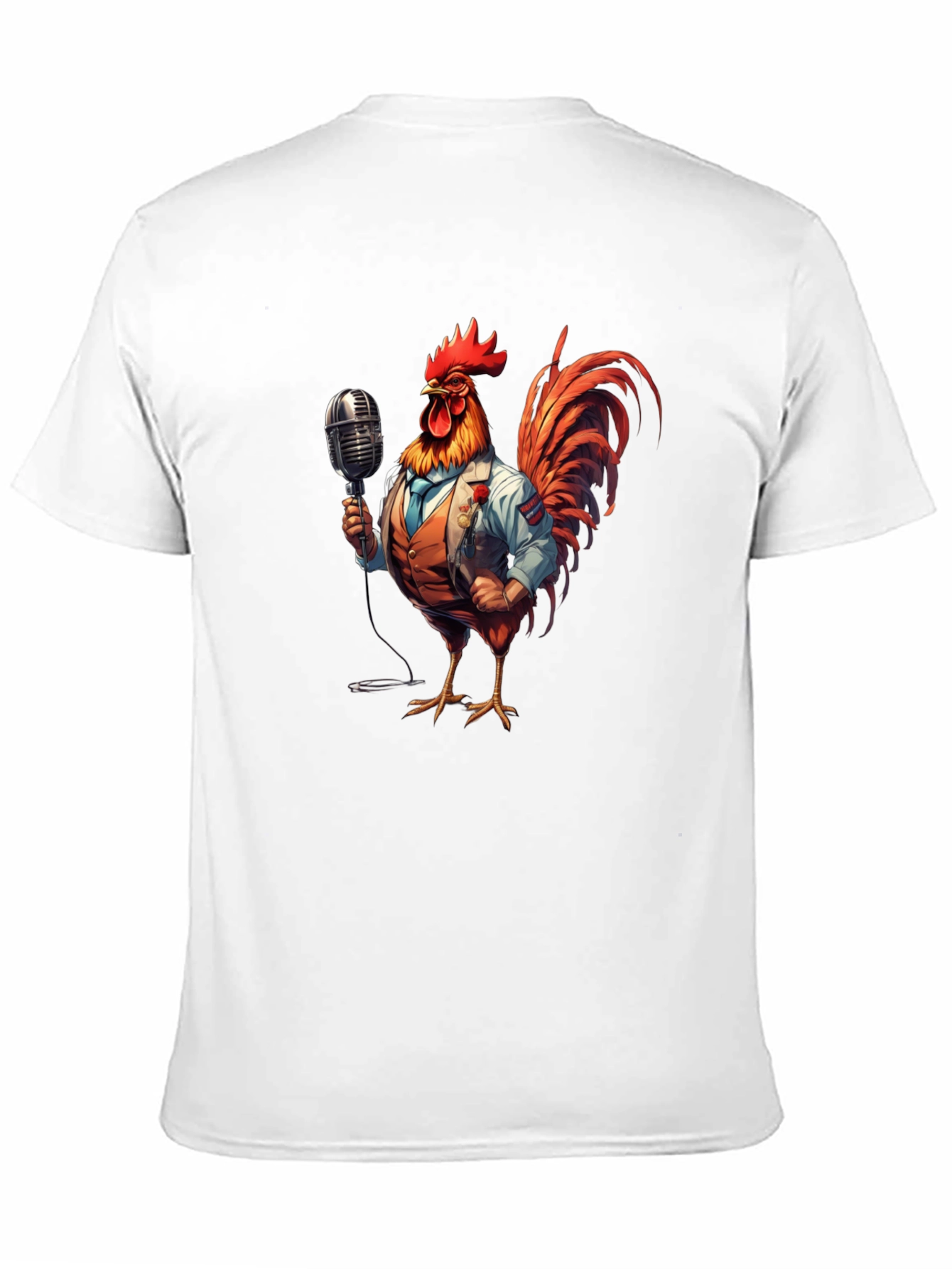 Rooster Singer Graphic Tee