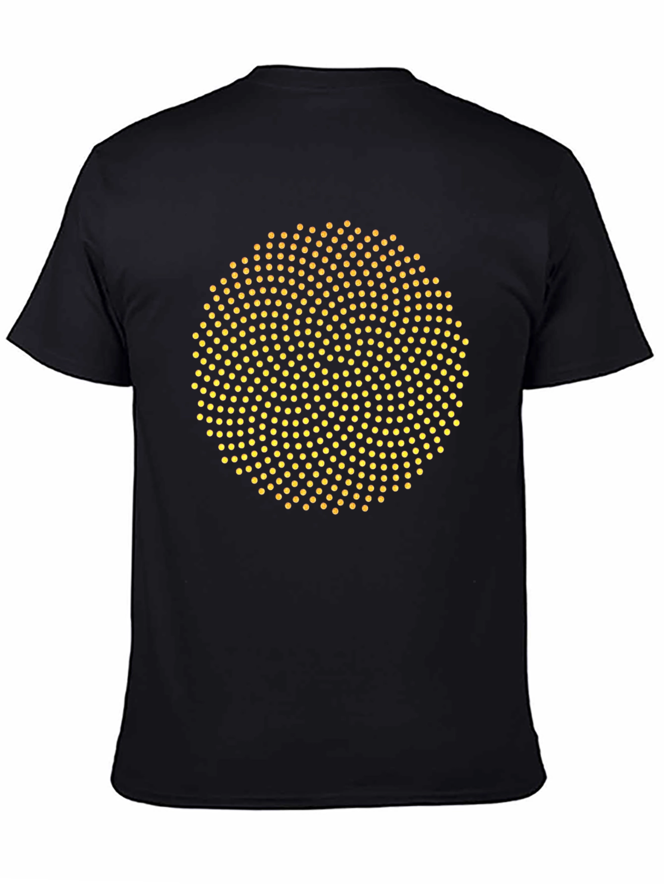 Dotted Circle Graphic T-Shirt - Modern Design