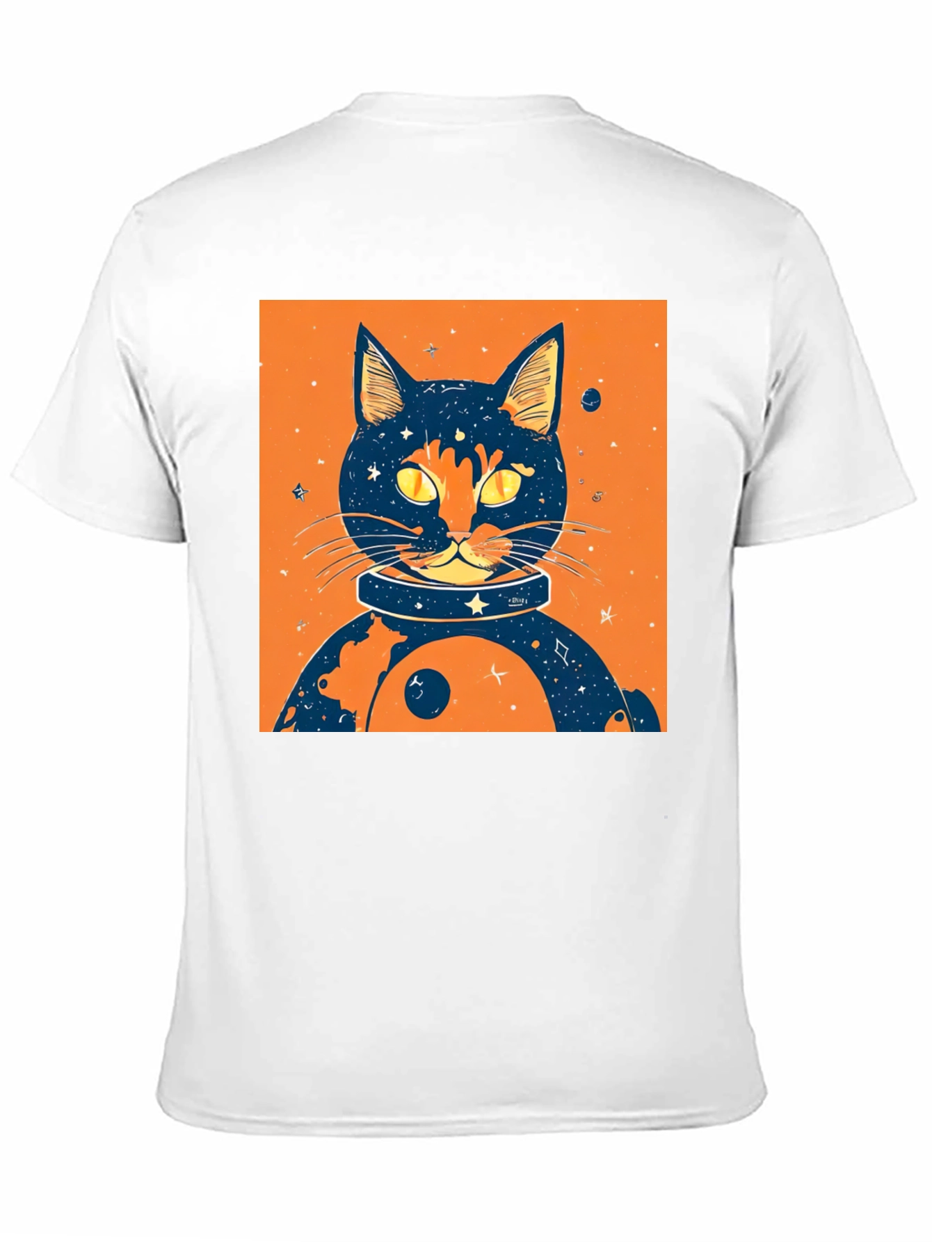 Cosmic Cat T-Shirt - Space Feline Design