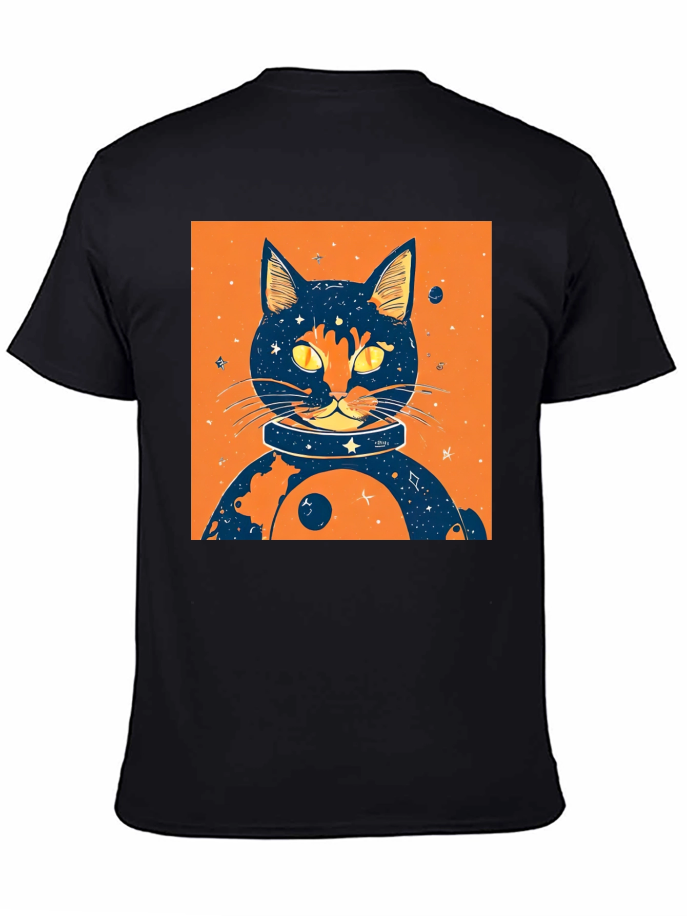 Cosmic Cat T-Shirt - Space Feline Design