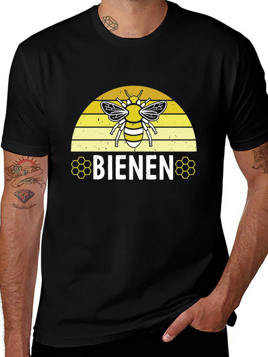 Bienen Bee T-Shirt - Honeycomb Design