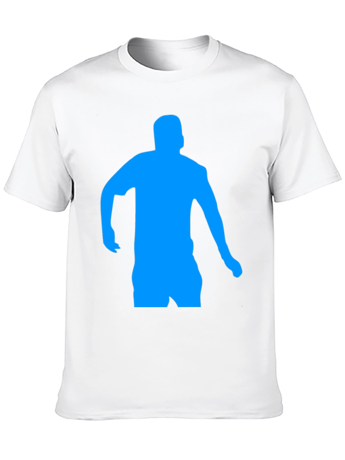 Mens Black T-Shirt with Blue Dancer Graphic