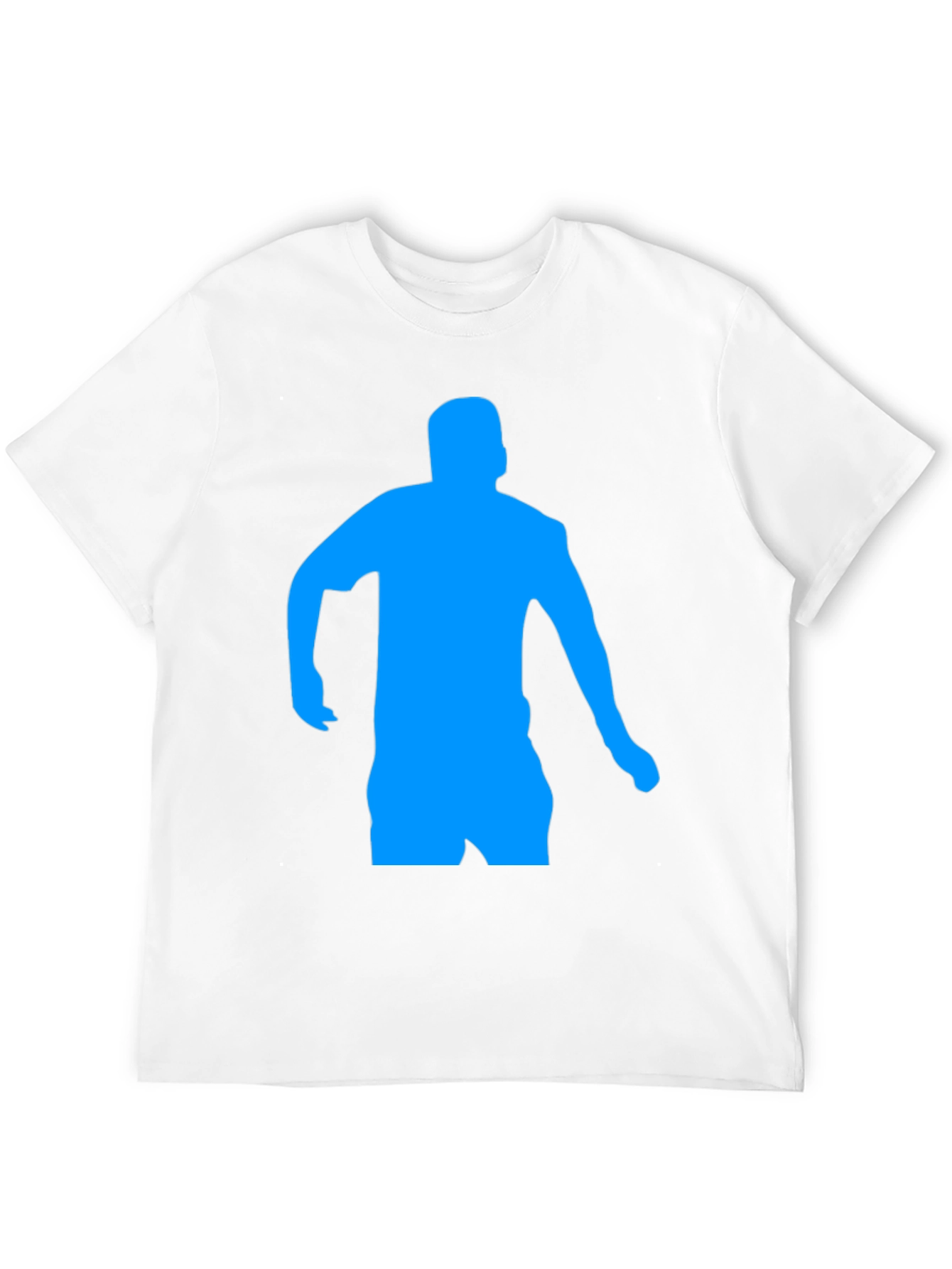 Mens Black T-Shirt with Blue Dancer Graphic