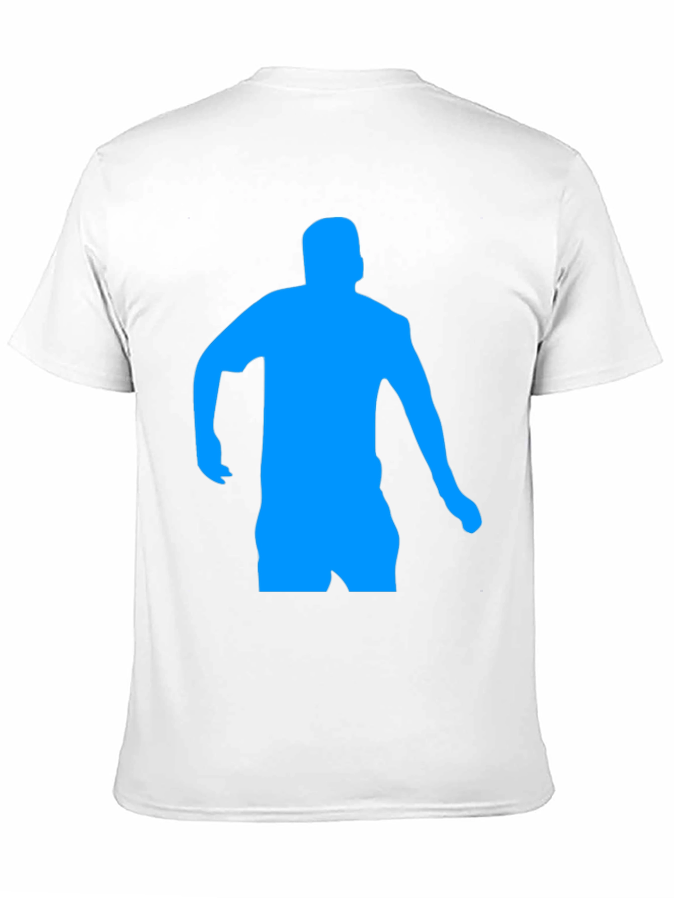 Mens Black T-Shirt with Blue Dancer Graphic