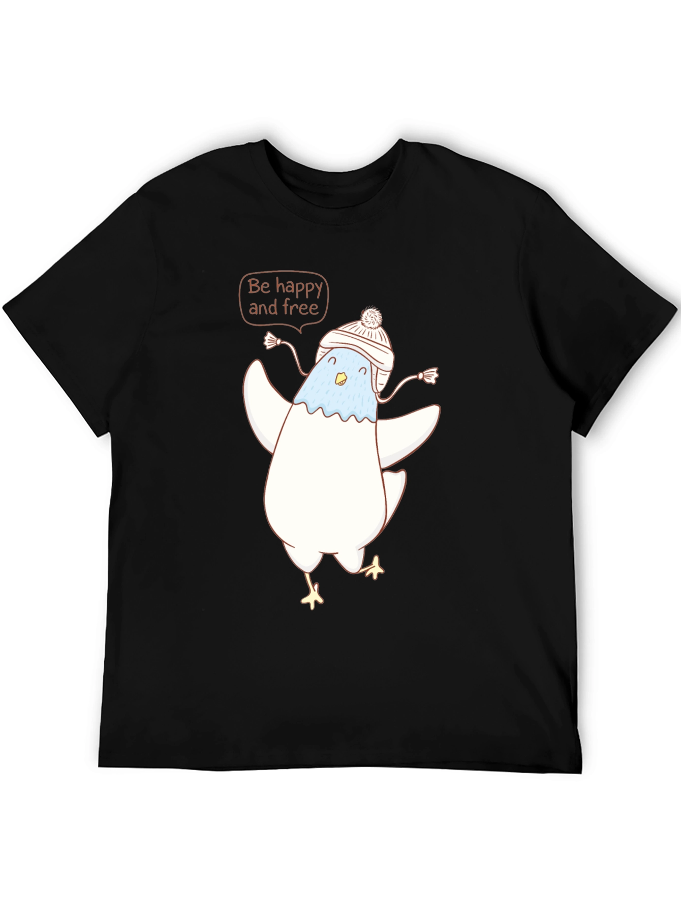 Be Happy & Free Bird T-Shirt