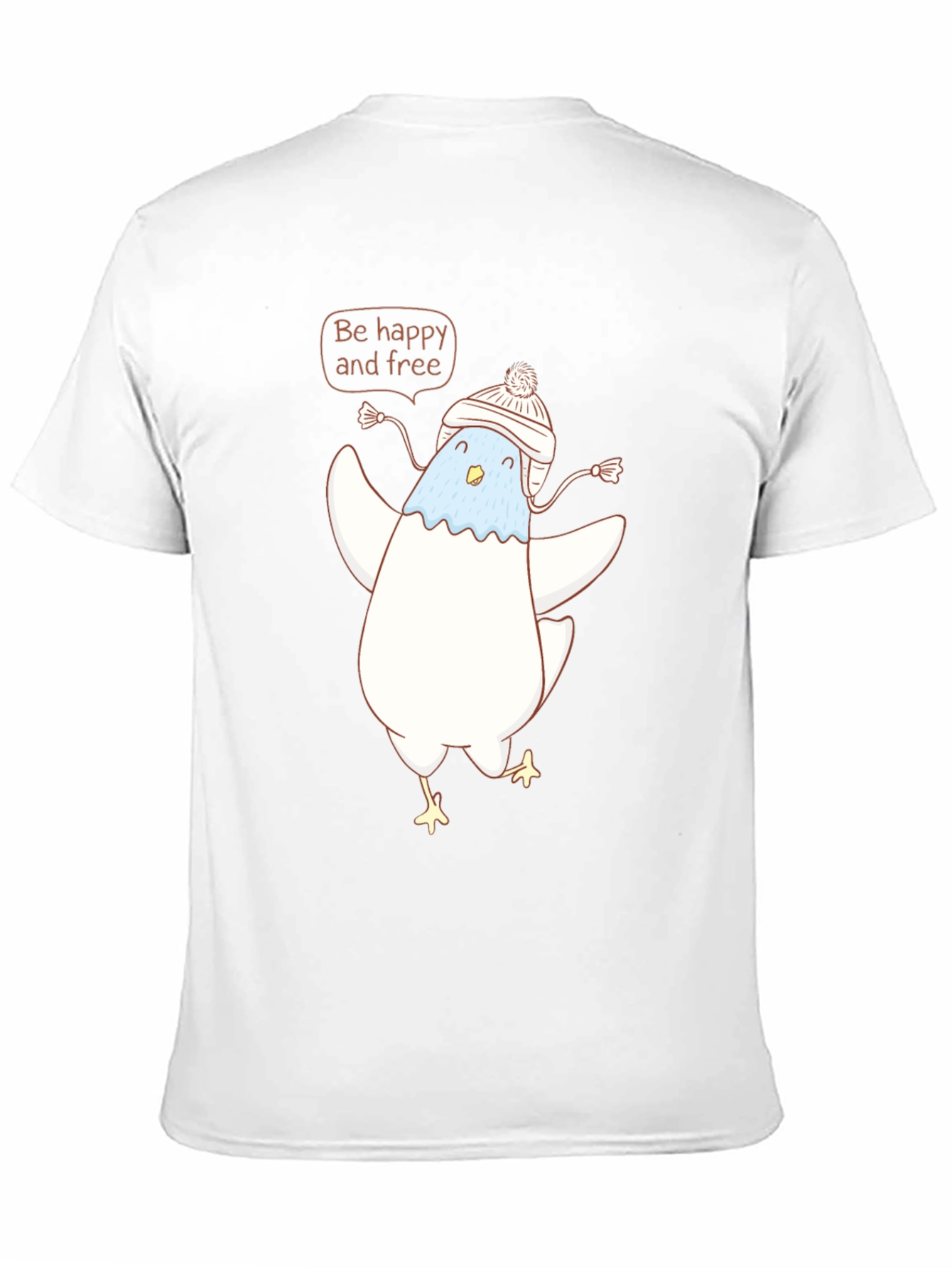 Be Happy & Free Bird T-Shirt