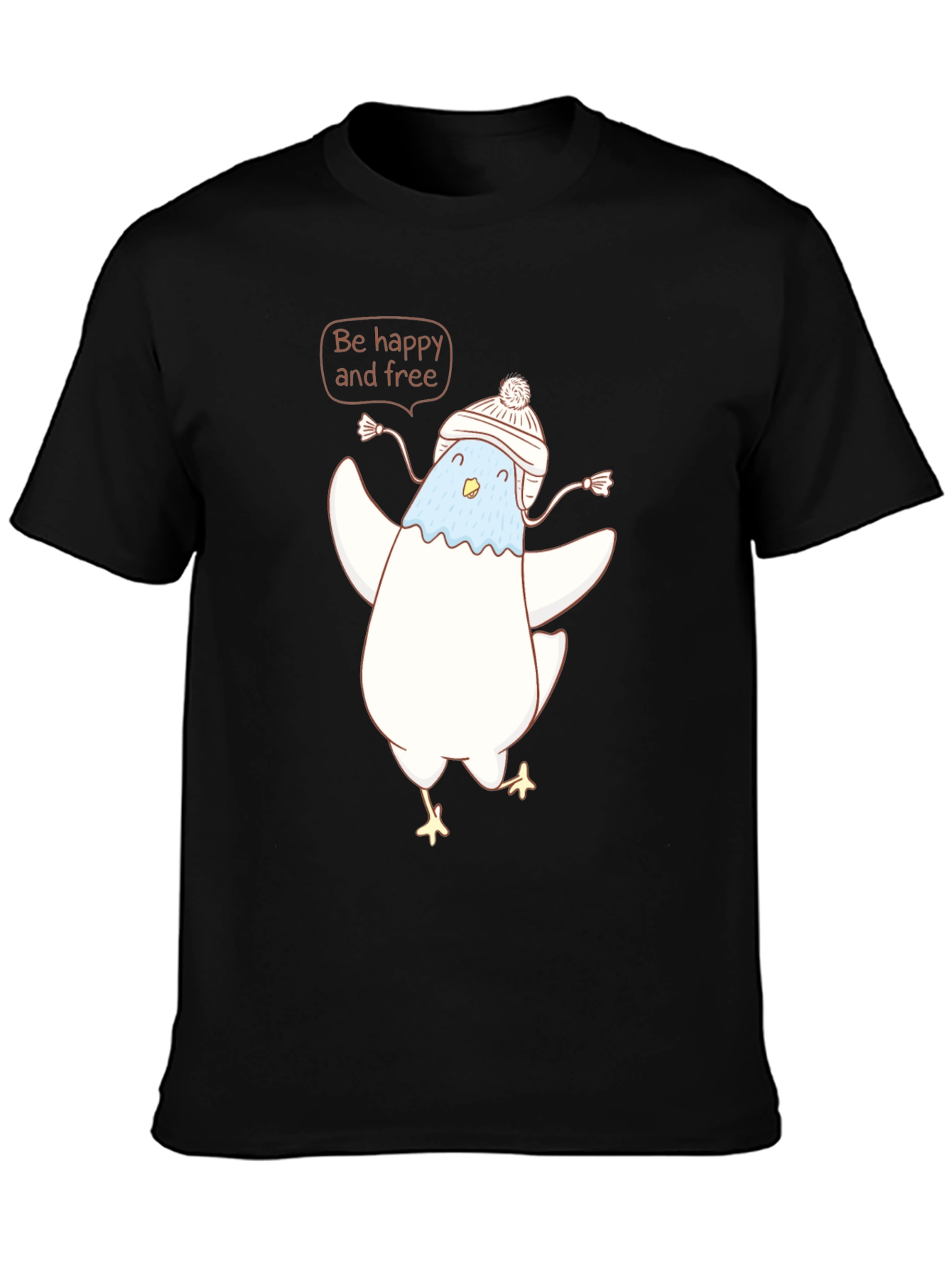Be Happy & Free Bird T-Shirt