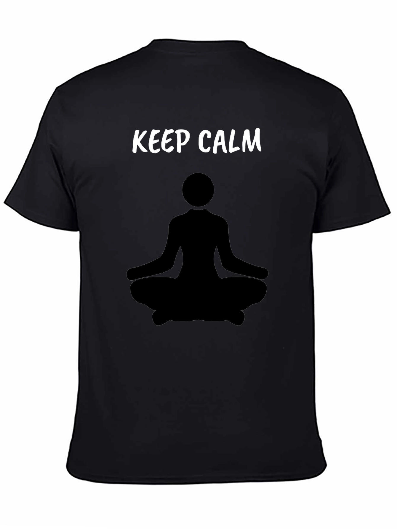 Keep Calm Meditation T-Shirt - Relaxed Fit