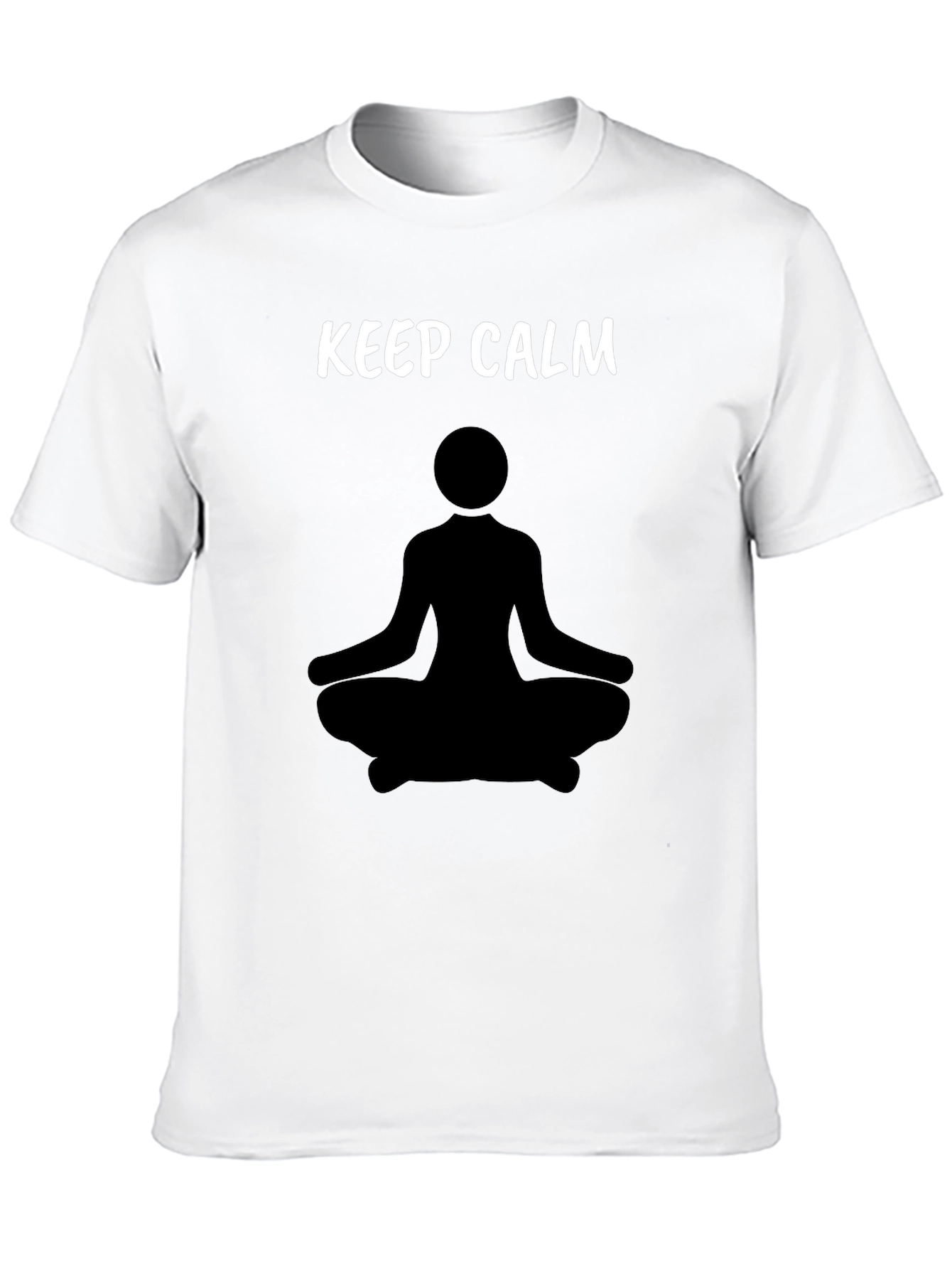 Keep Calm Meditation T-Shirt - Relaxed Fit