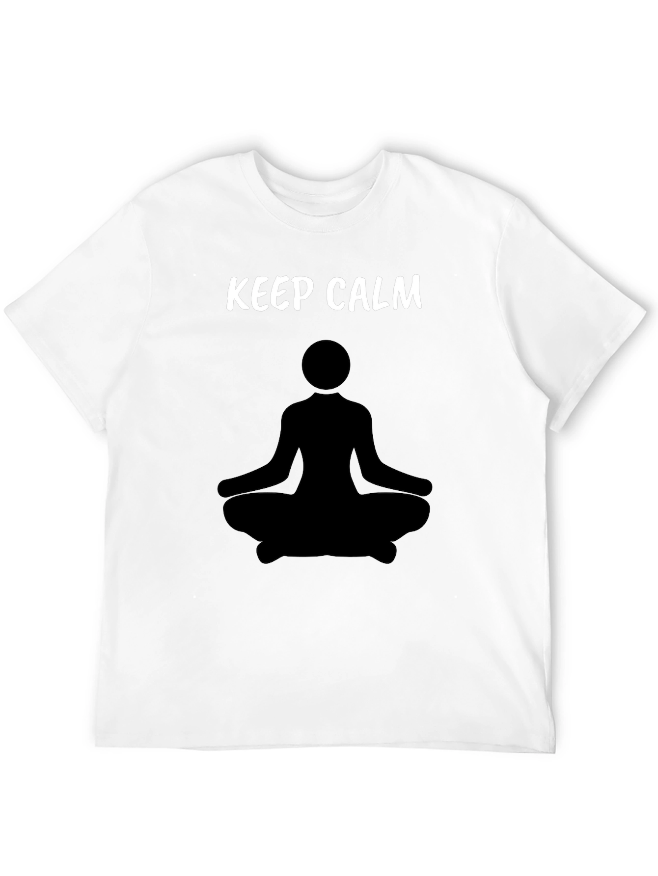 Keep Calm Meditation T-Shirt - Relaxed Fit