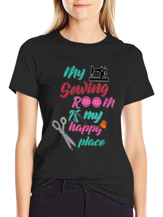 Sewing Room Happy Place Graphic Tee