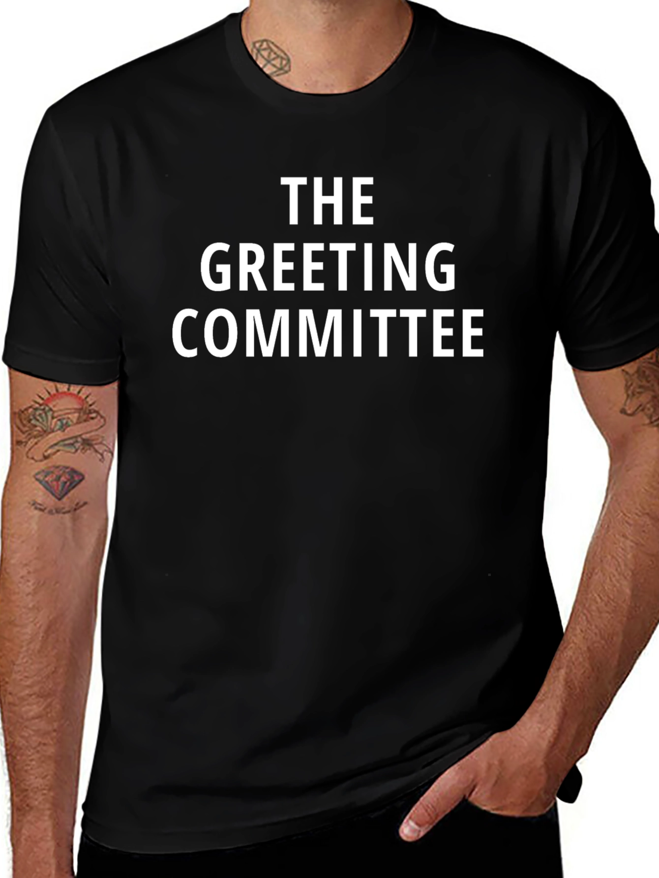 The Greeting Committee Graphic Tee - Black
