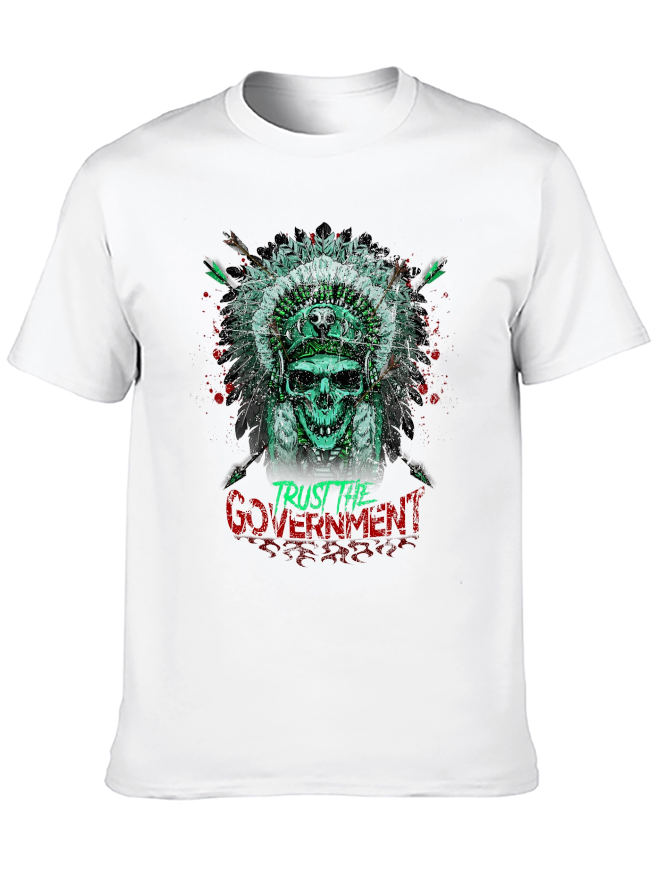 Trust the Government Skull Tee