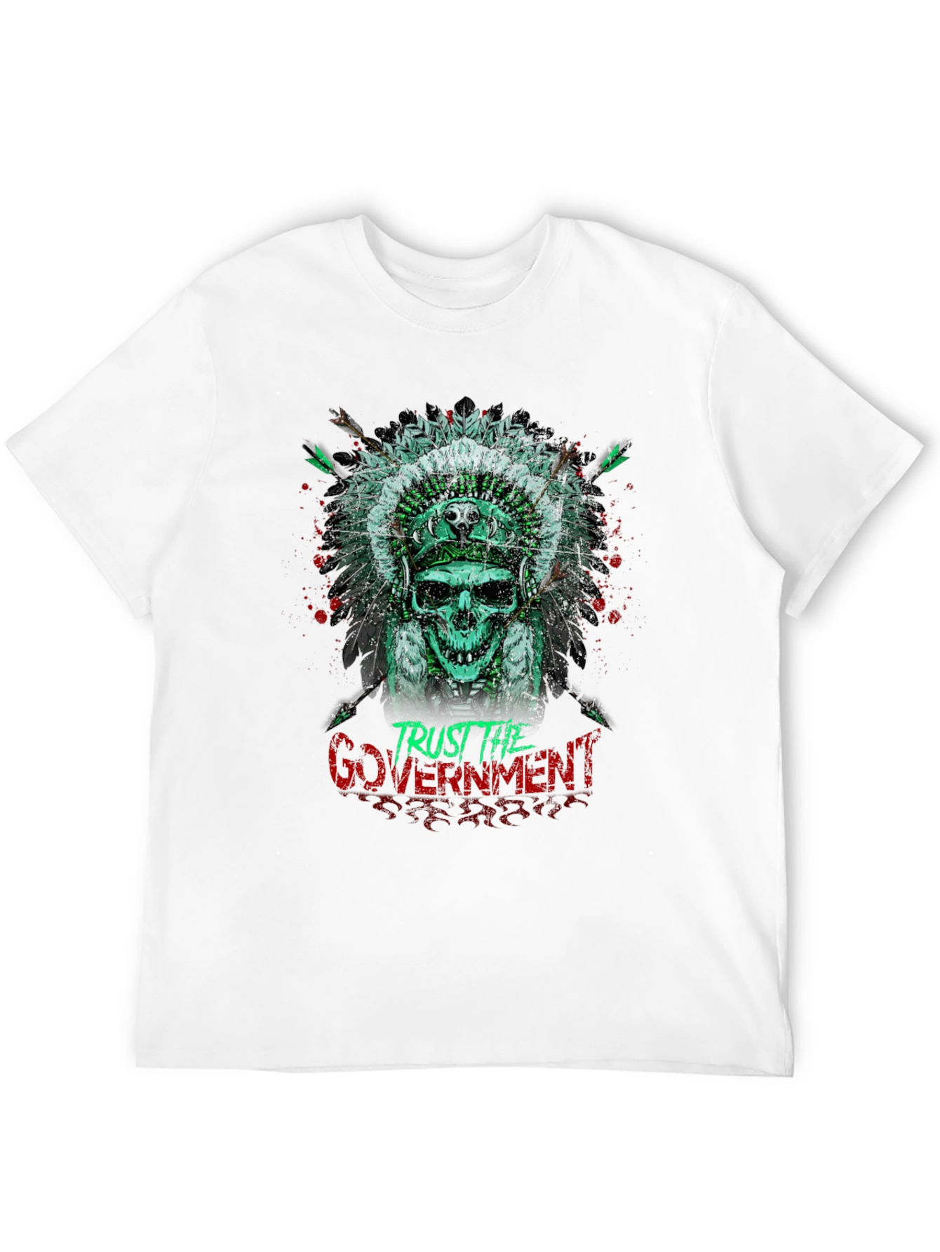 Trust the Government Skull Tee