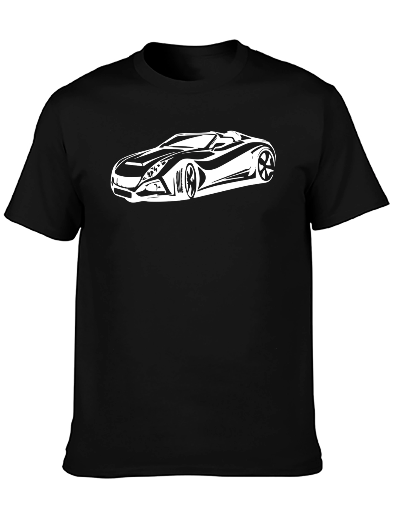 Sleek Car Graphic T-Shirt - Cool Automotive Design