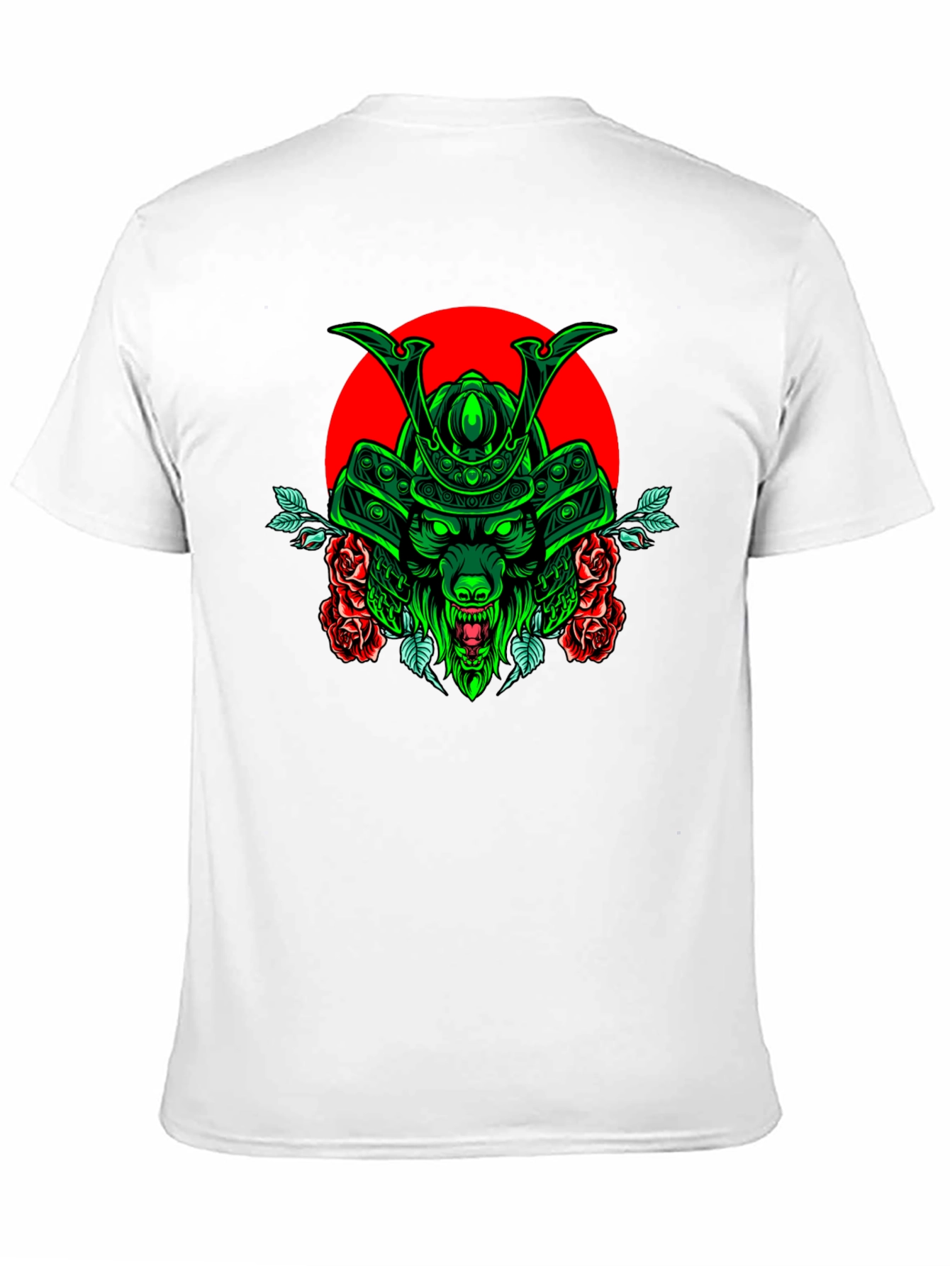 Samurai Wolf T-Shirt - Unique Graphic Tee