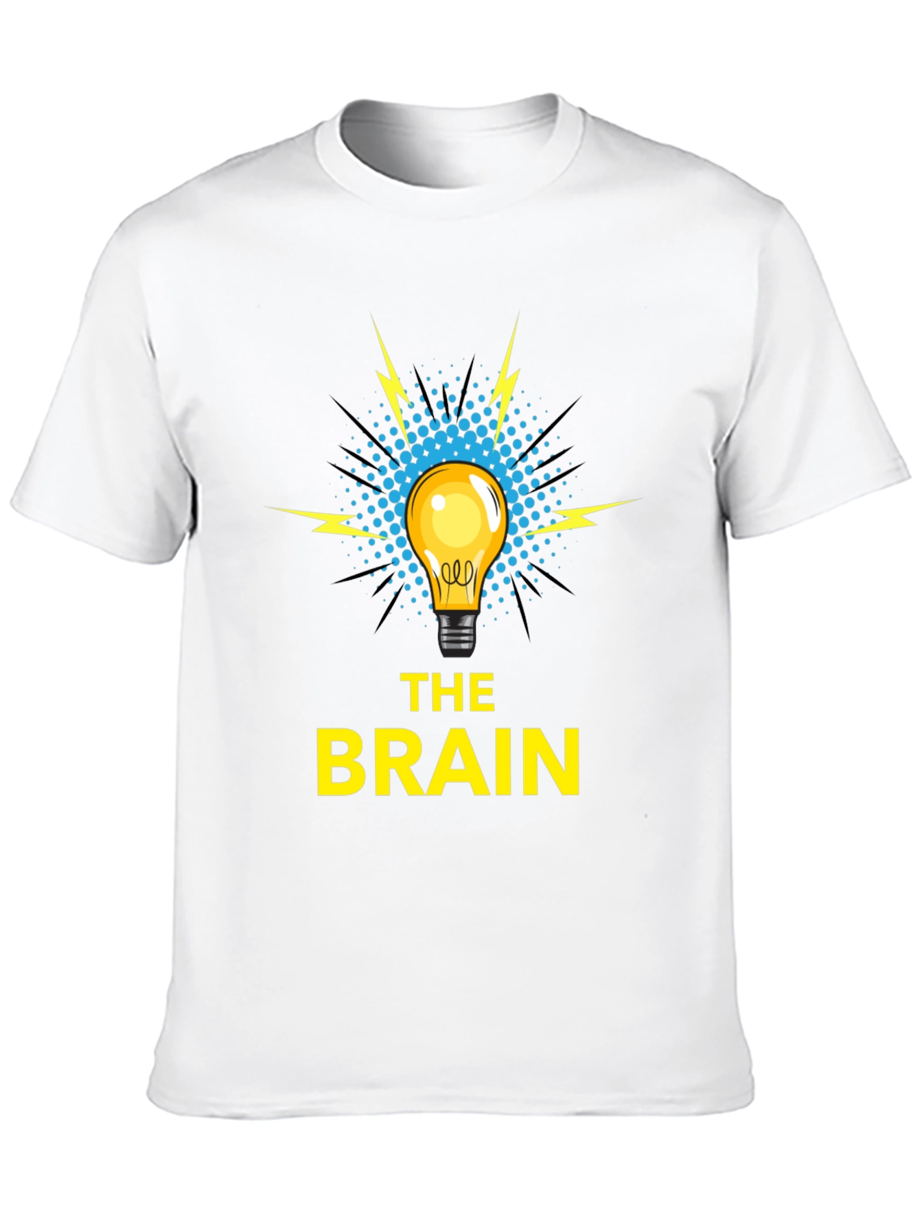 The Brain T-Shirt - Idea Lightbulb Design