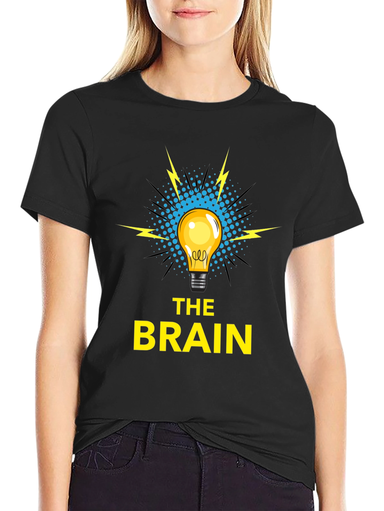 The Brain T-Shirt - Idea Lightbulb Design