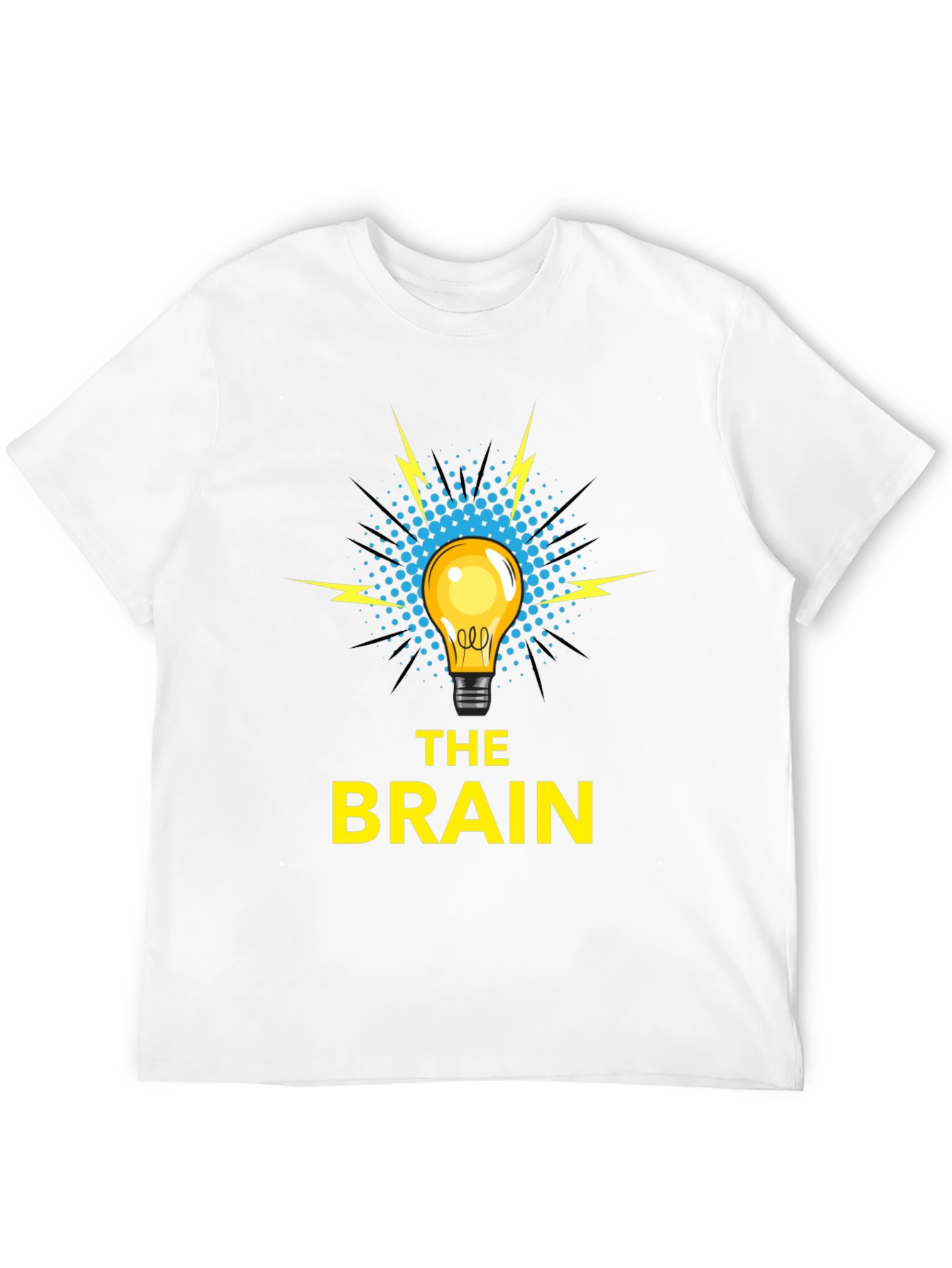 The Brain T-Shirt - Idea Lightbulb Design