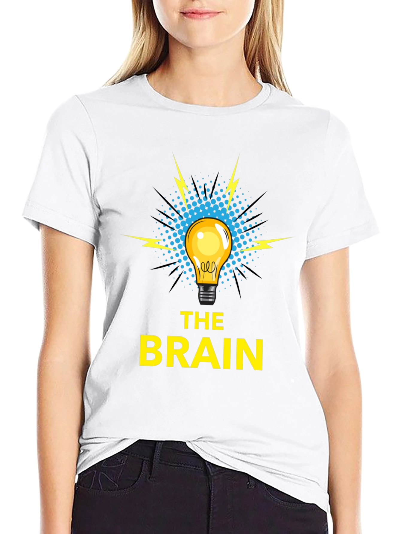 The Brain T-Shirt - Idea Lightbulb Design