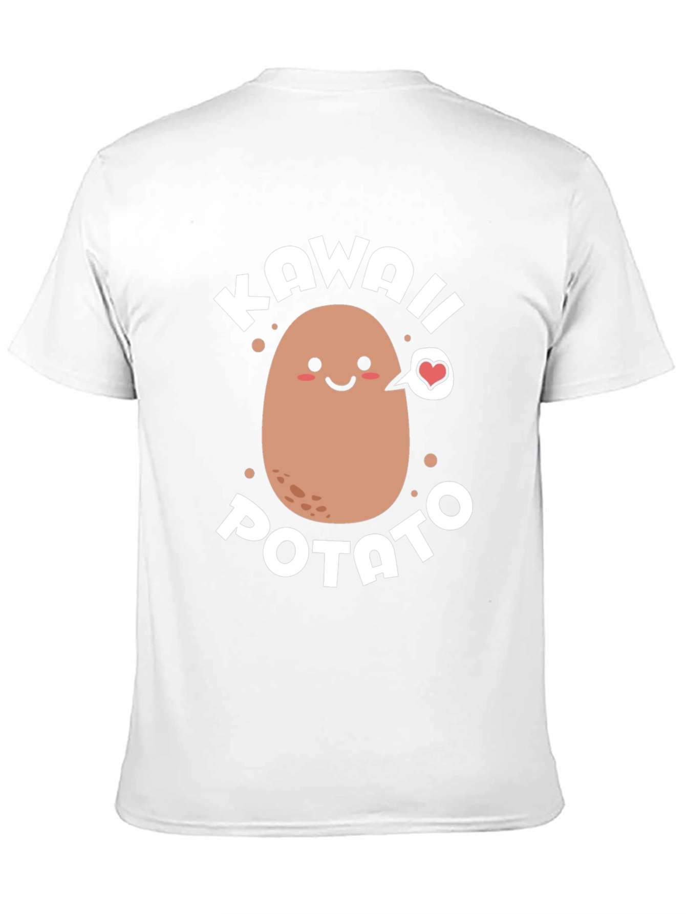 Kawaii Potato Graphic T-Shirt - Cute & Comfortable
