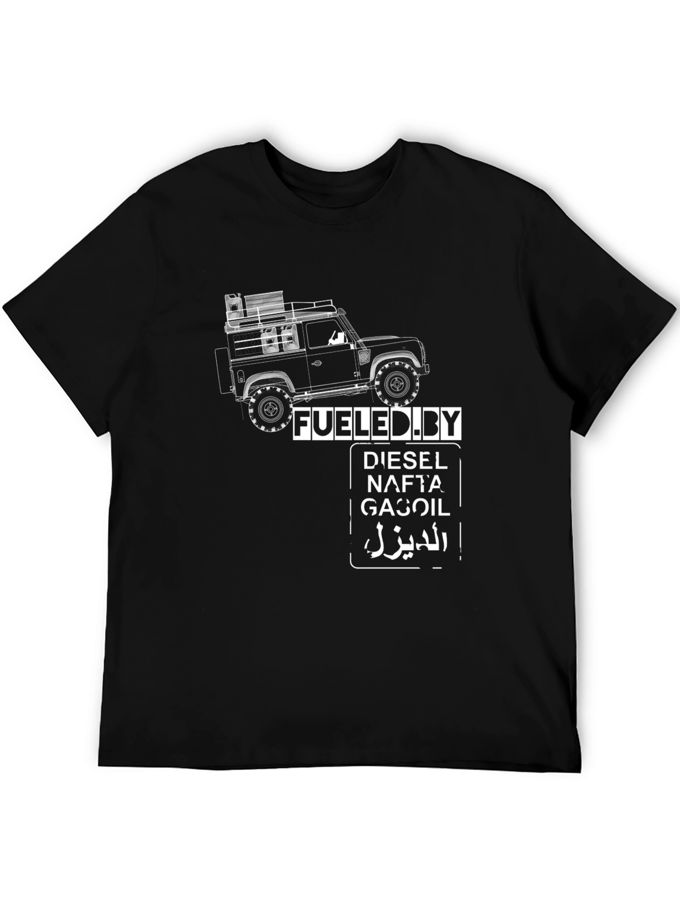 Fueled By Diesel T-Shirt - Automotive Enthusiast Tee