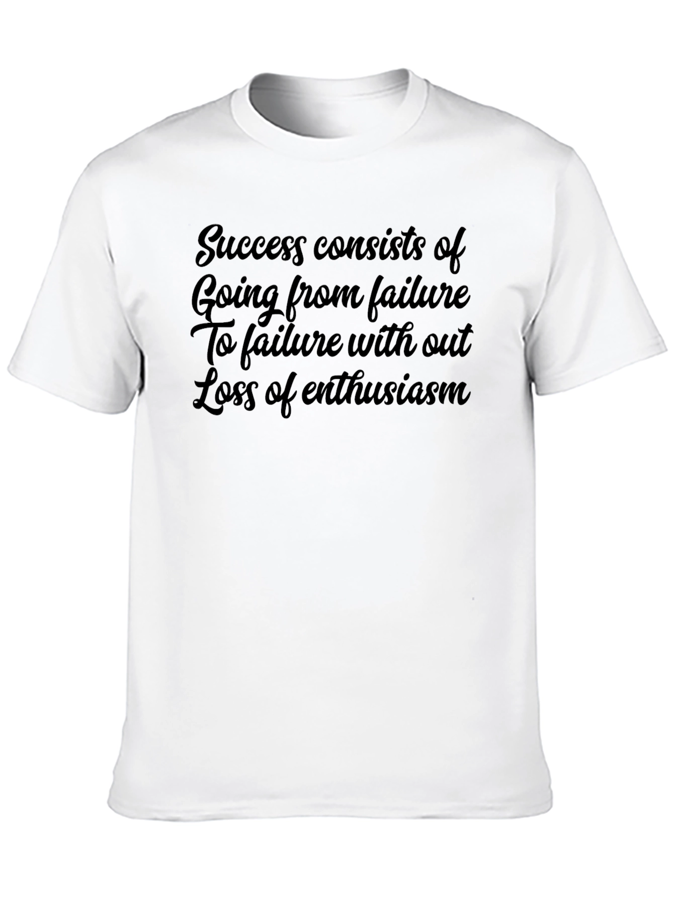 Inspirational Quote T-Shirt - Success from Failure