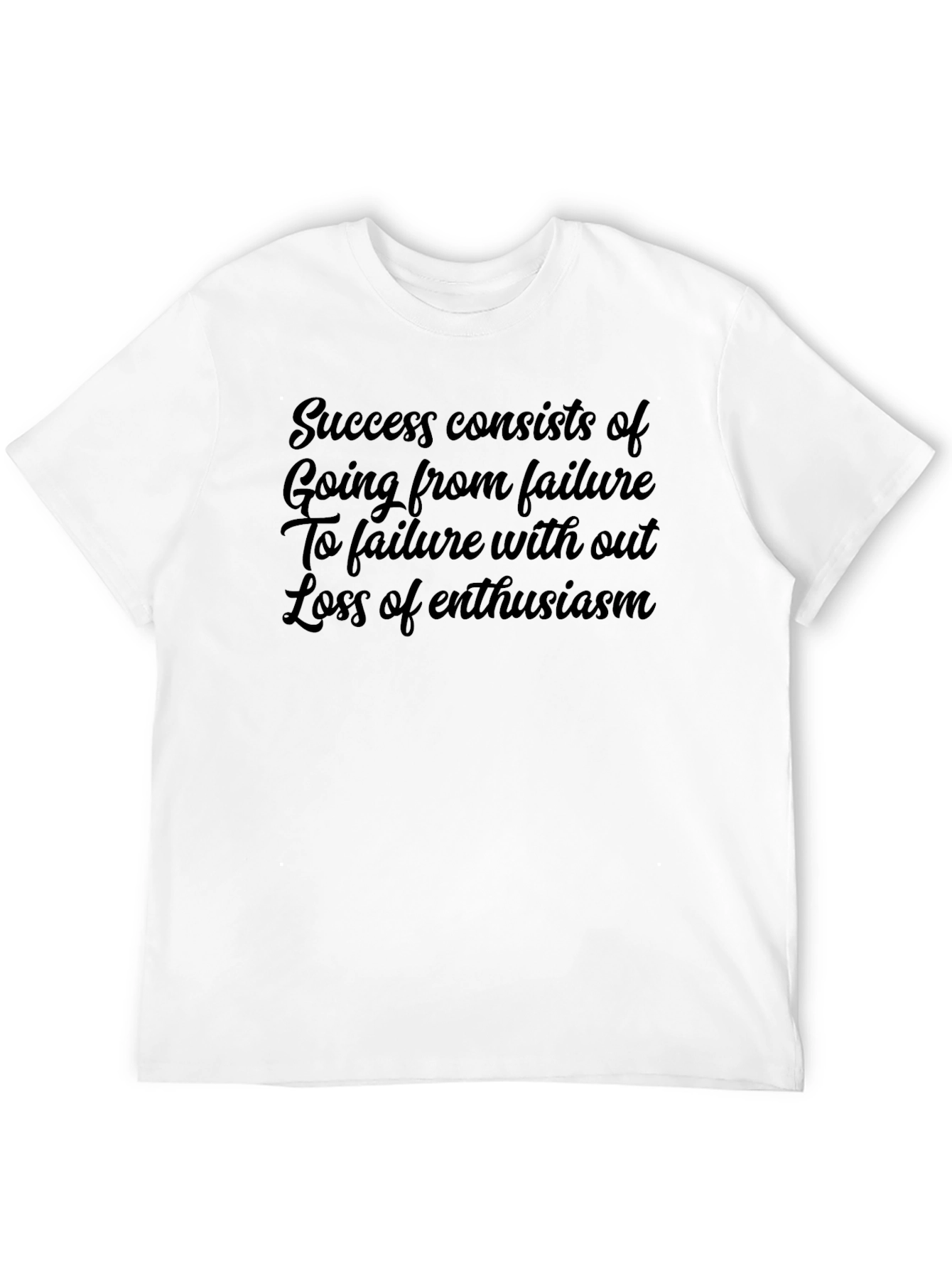 Inspirational Quote T-Shirt - Success from Failure
