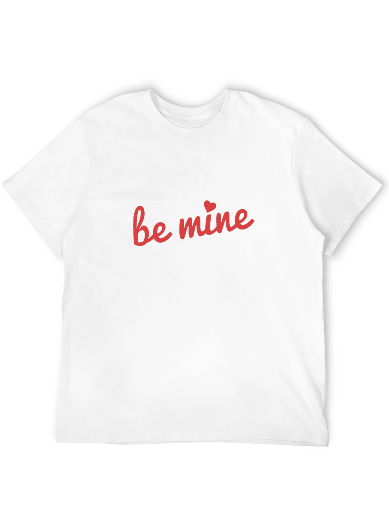 Be Mine Graphic Tee - Black Cotton Blend