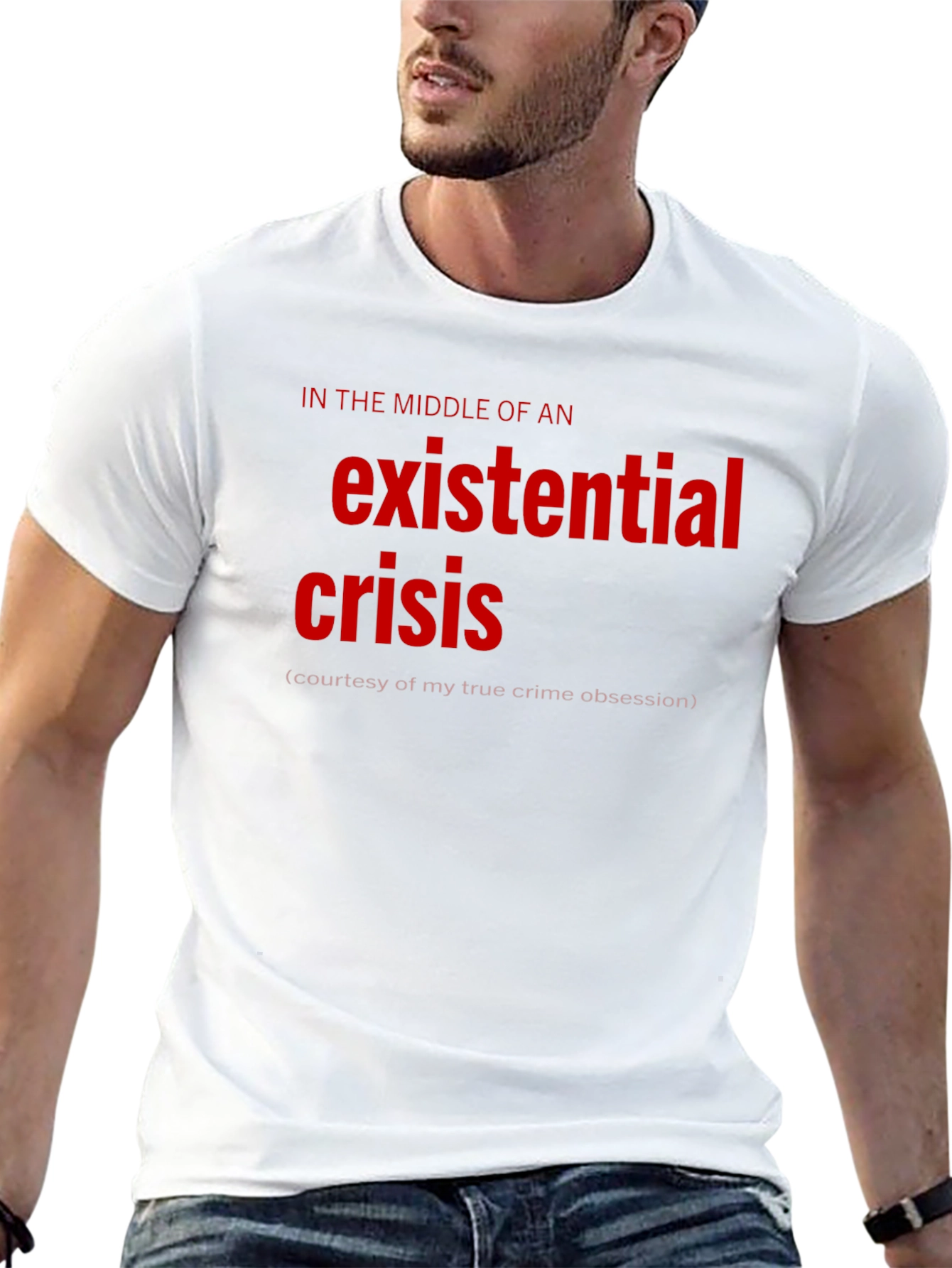 Existential Crisis Graphic Tee - True Crime Obsession