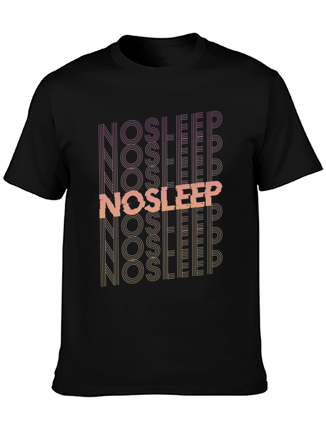 No Sleep Graphic Print T-Shirt