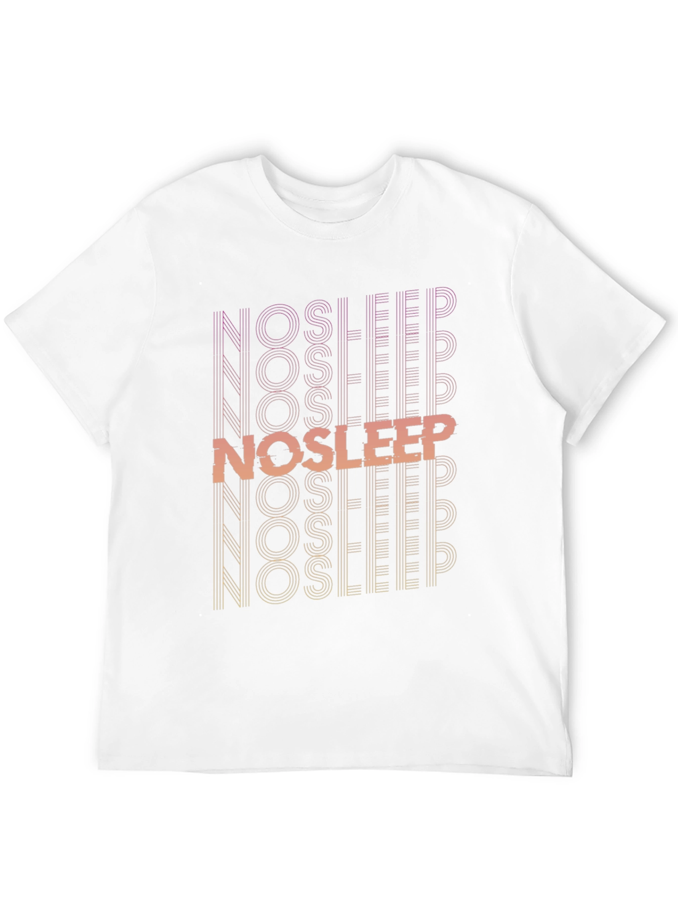 No Sleep Graphic Print T-Shirt