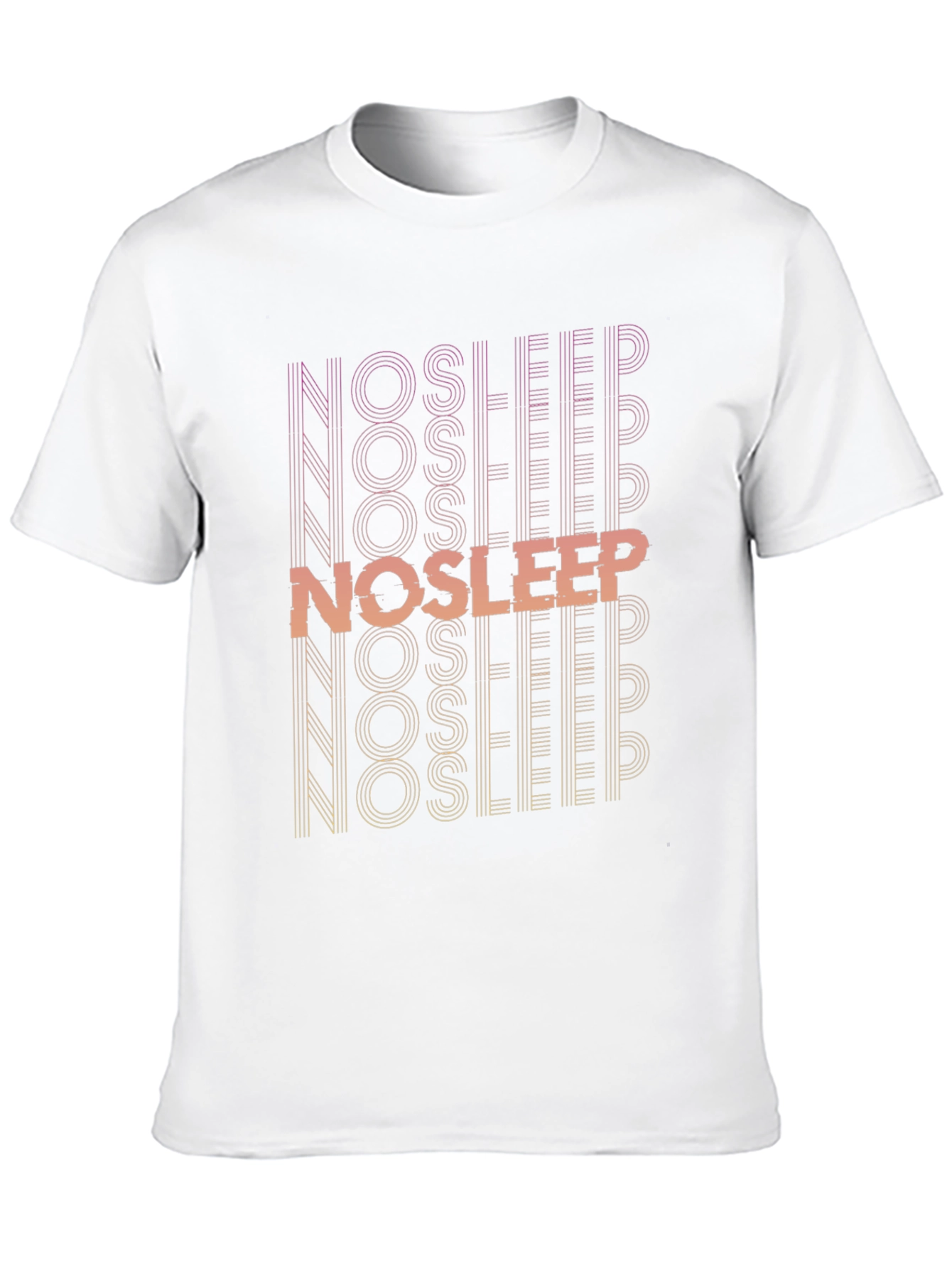 No Sleep Graphic Print T-Shirt
