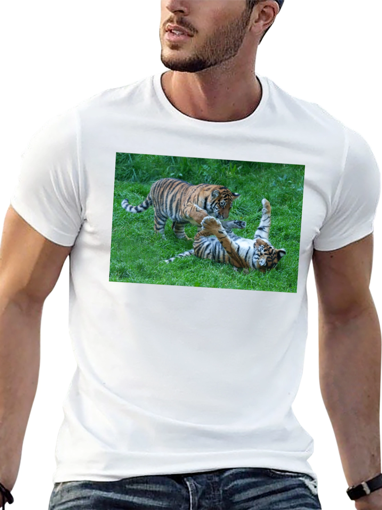 Tiger Cubs Playful Graphic Tee