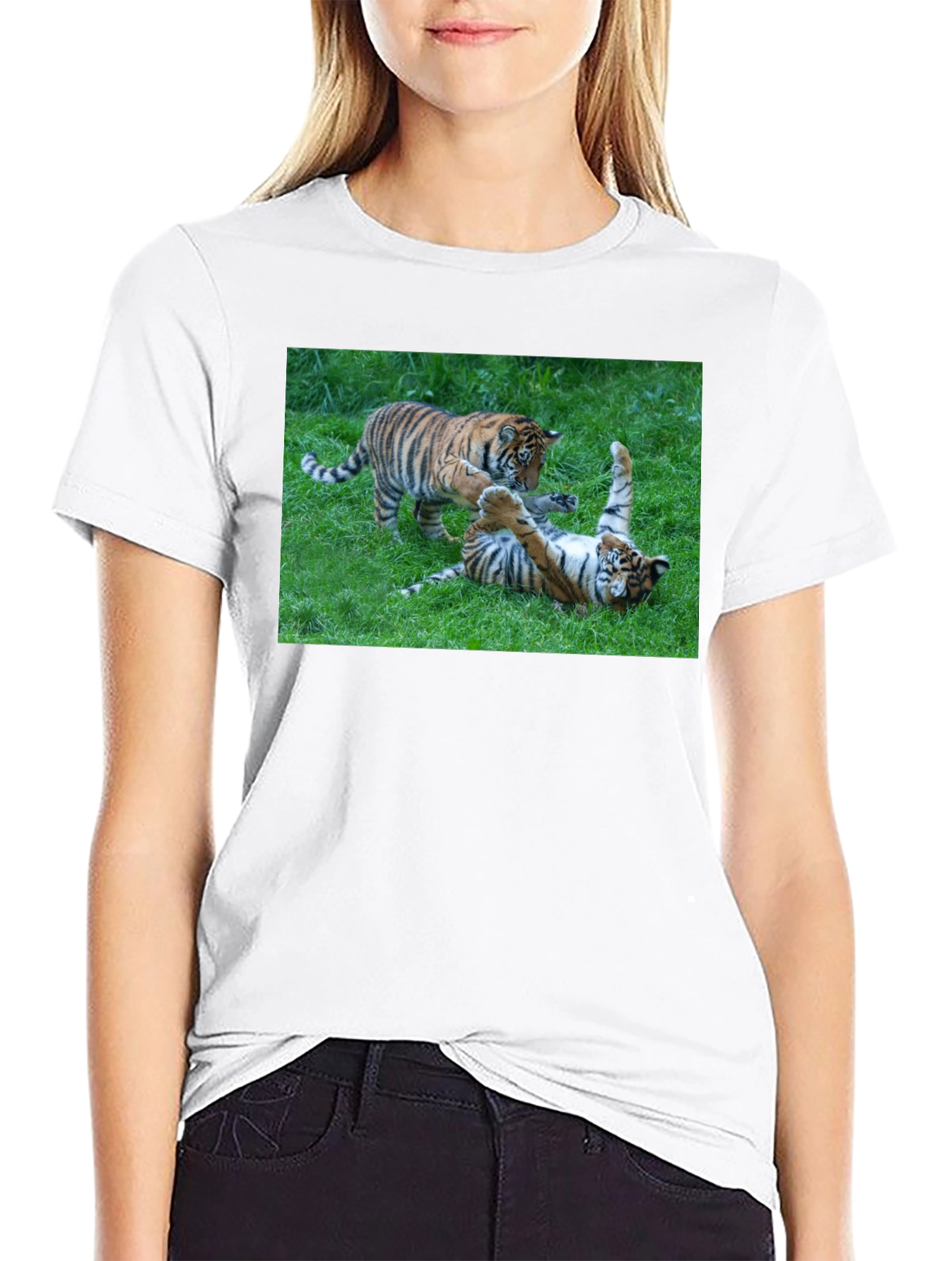 Tiger Cubs Playful Graphic Tee