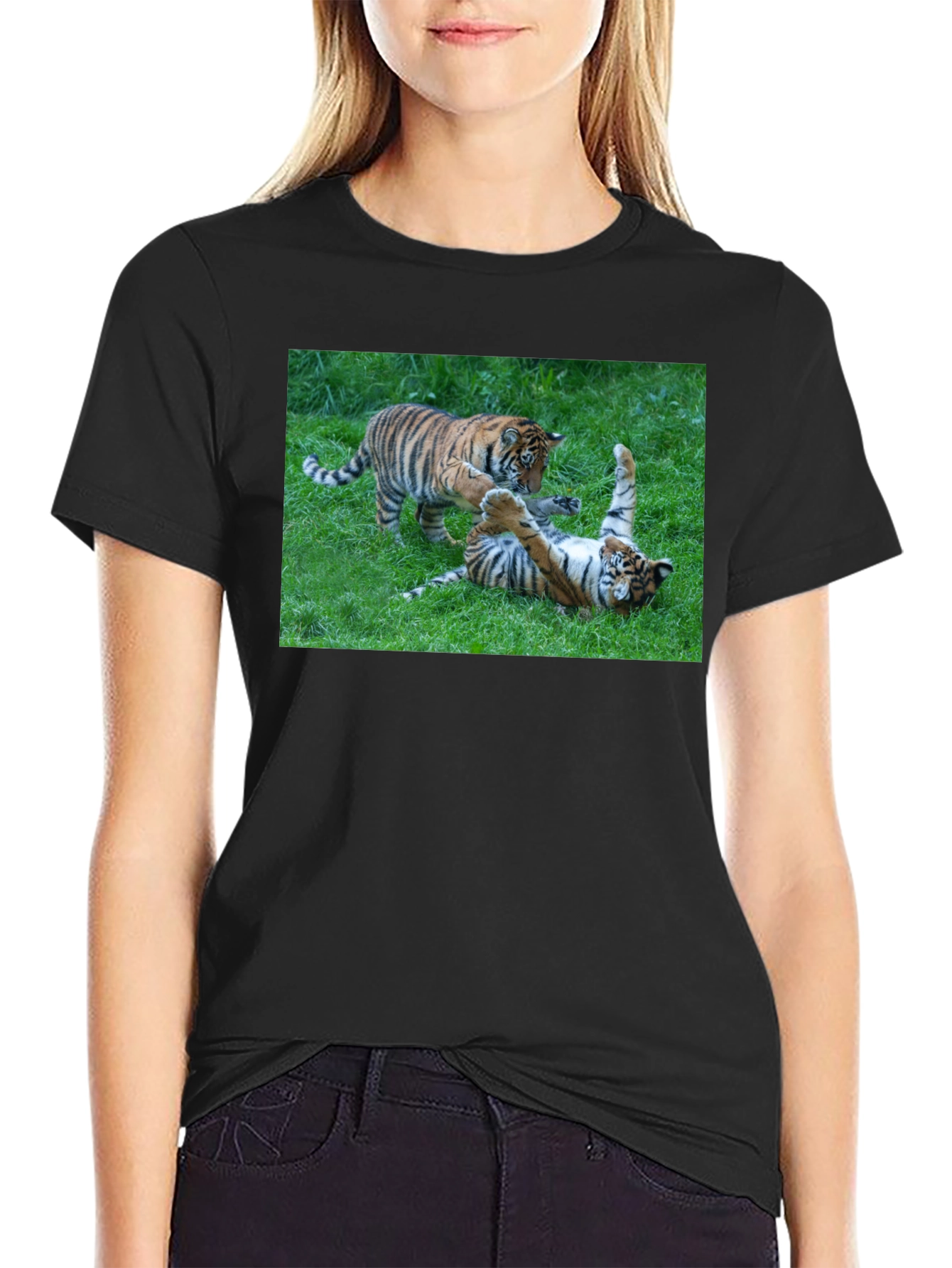 Tiger Cubs Playful Graphic Tee