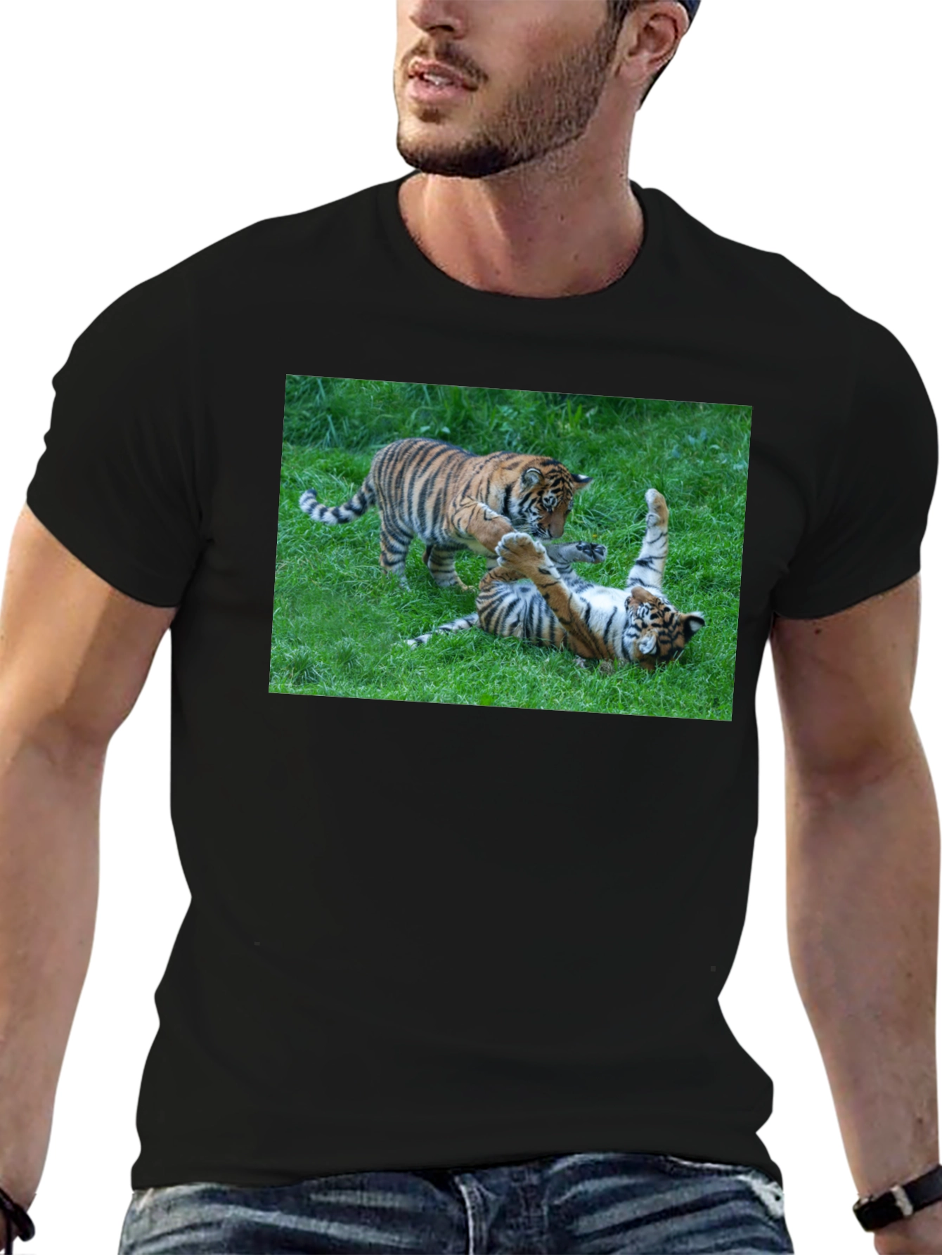 Tiger Cubs Playful Graphic Tee