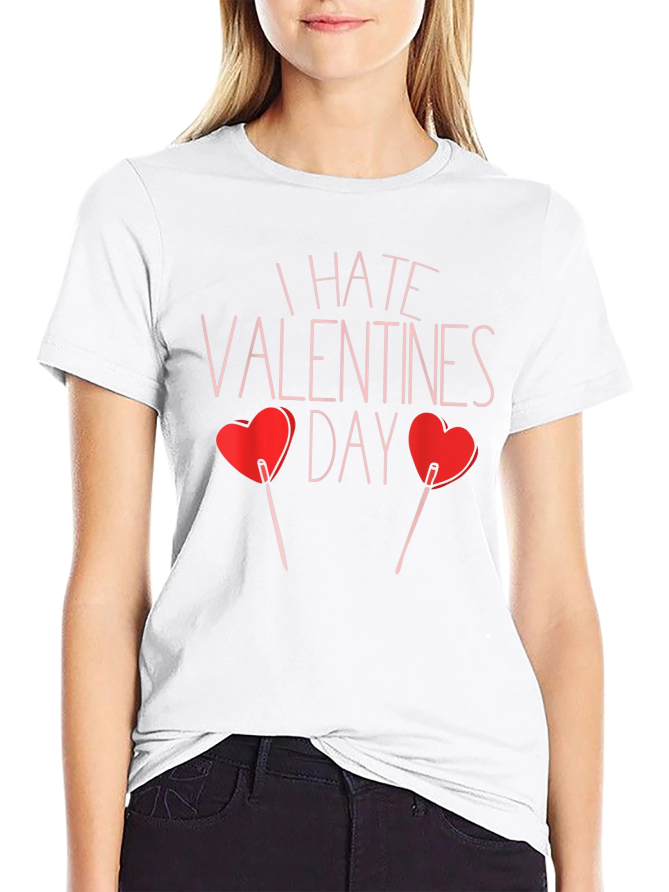 I Hate Valentines Day T-Shirt - Funny Anti-Valentine Tee