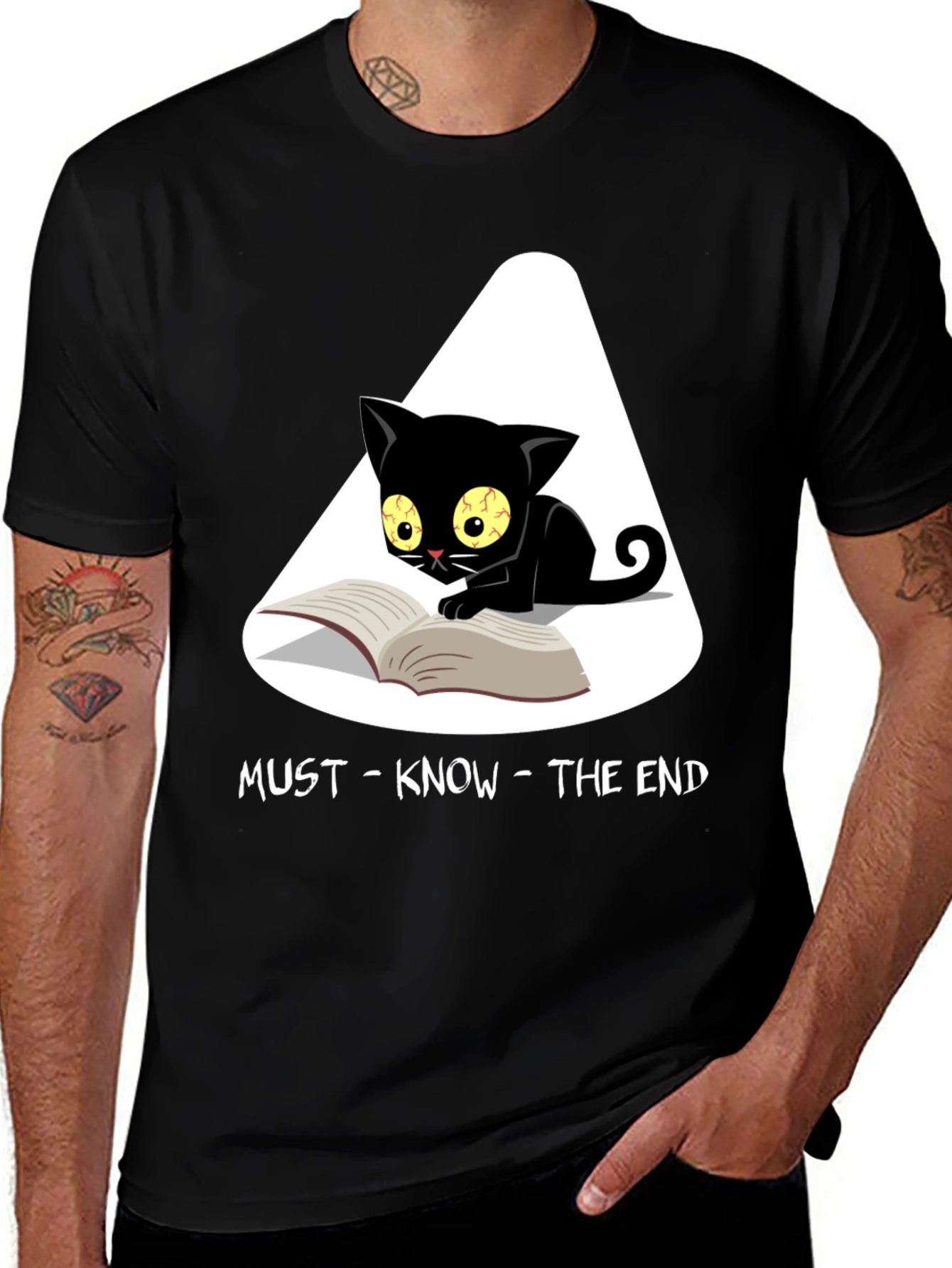 Must Know The End Cat Graphic Tee